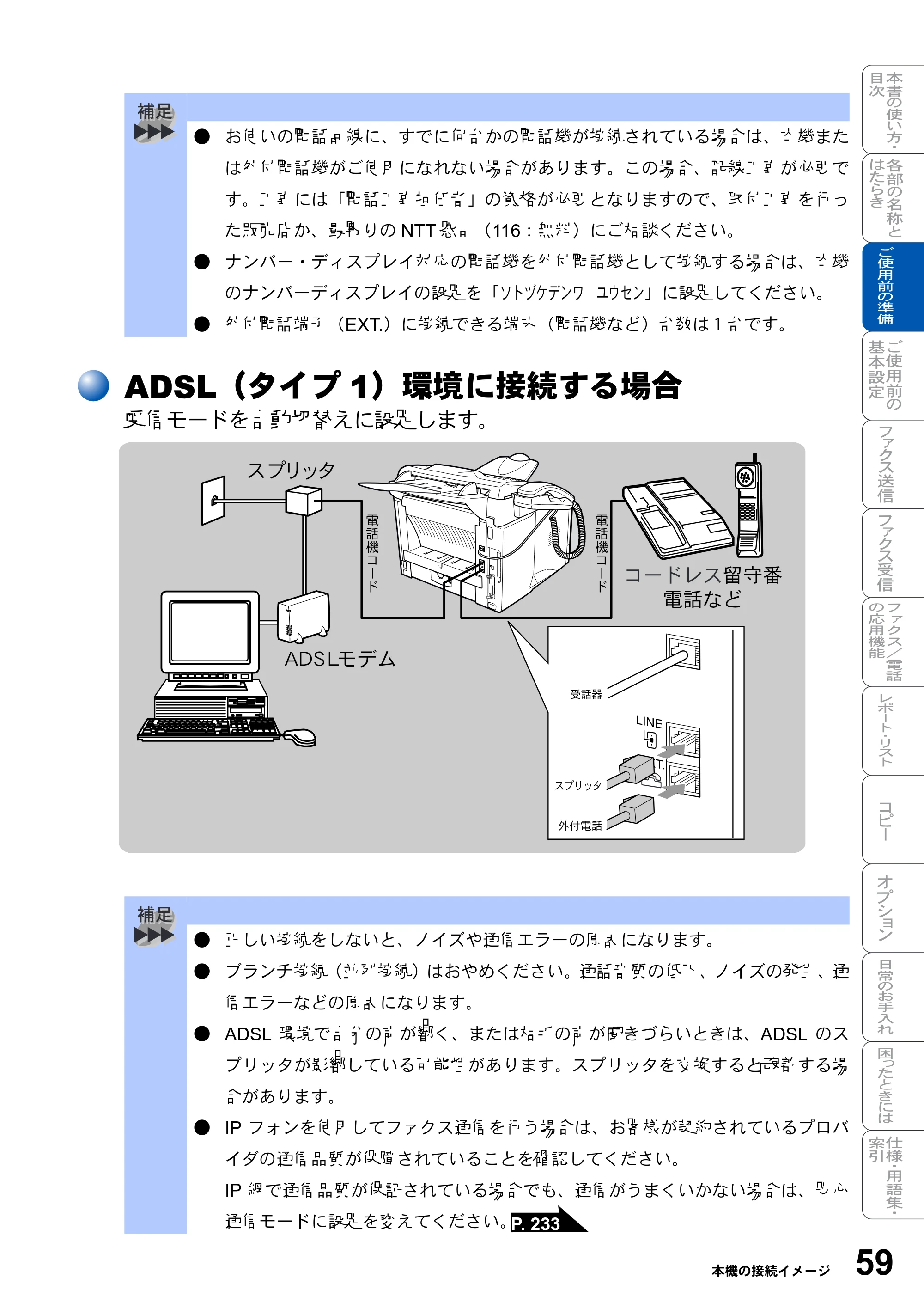 ブラザー MFC-8210J 取扱説明書（本体） — 原本ページ — 59ページ