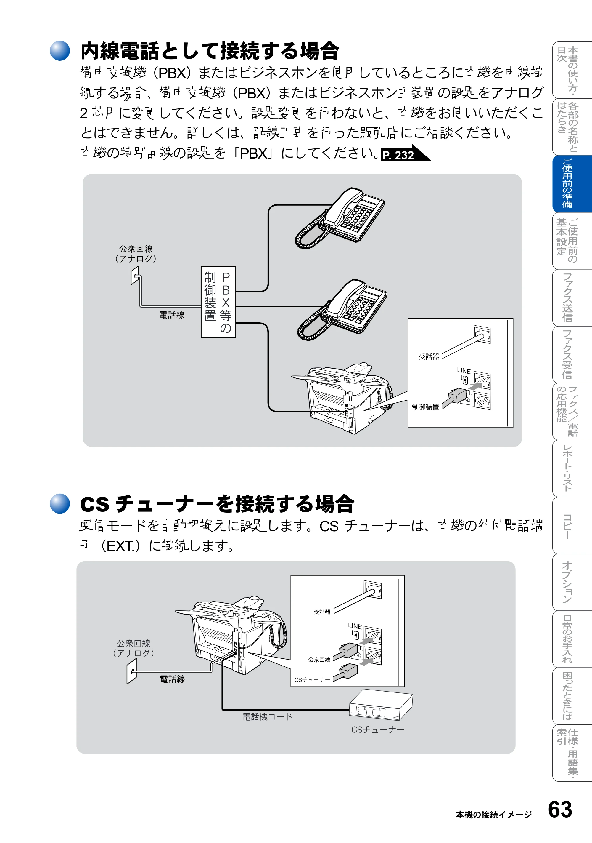ブラザー MFC-8210J 取扱説明書（本体） — 原本ページ — 63ページ
