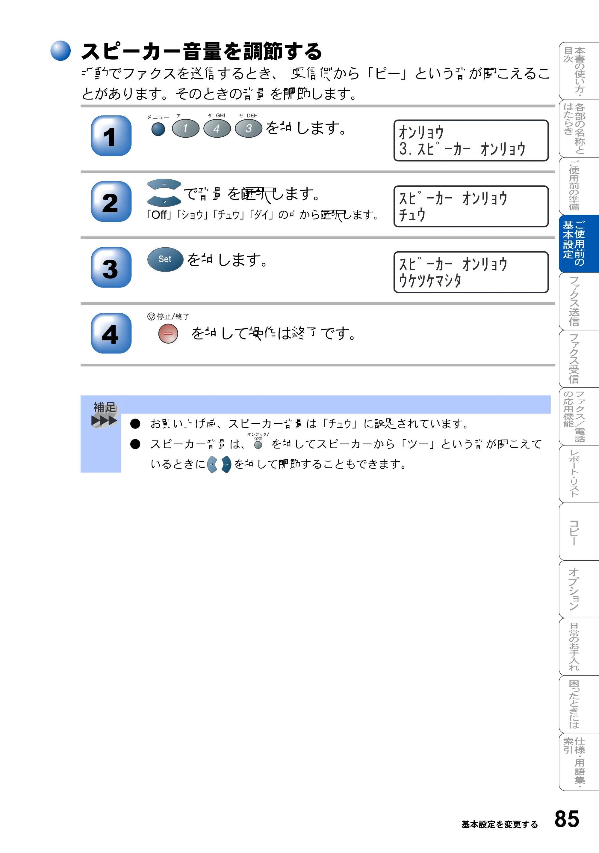 ブラザー MFC-8210J 取扱説明書（本体） — 原本ページ — 85ページ