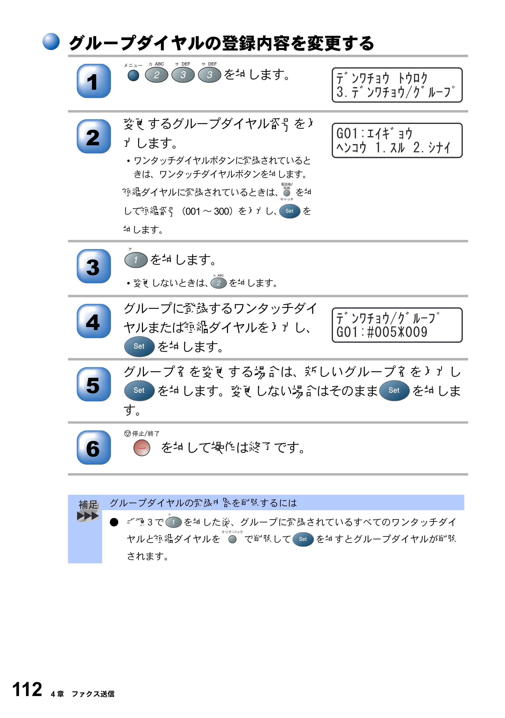 ブラザー MFC-8210J 取扱説明書（本体） — 原本ページ — 112ページ
