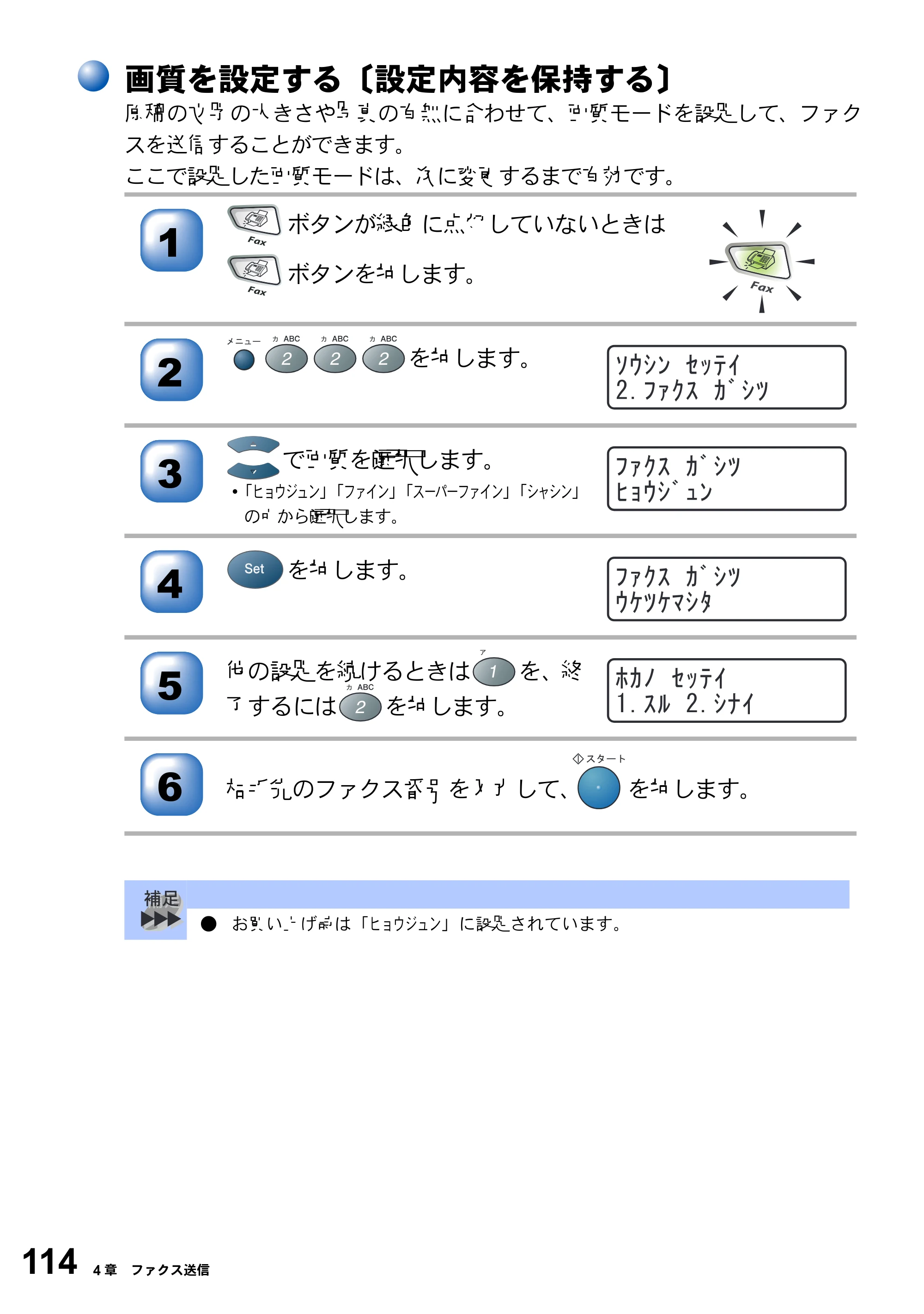 ブラザー MFC-8210J 取扱説明書（本体） — 原本ページ — 114ページ