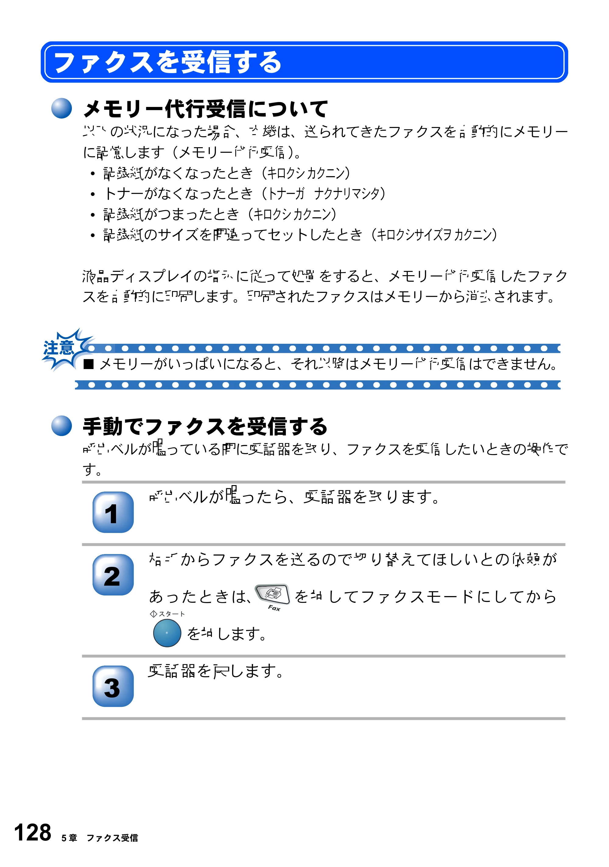 ブラザー MFC-8210J 取扱説明書（本体） — 原本ページ — 128ページ