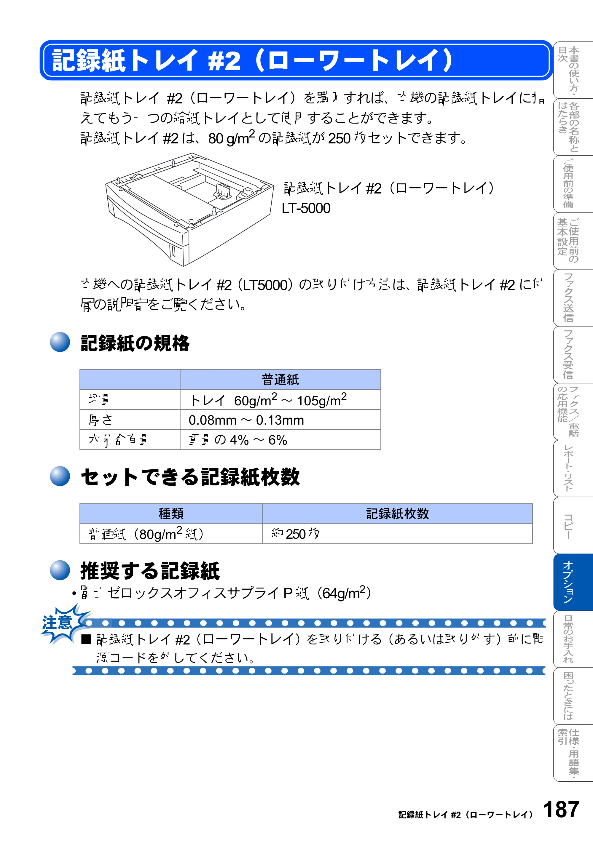 ブラザー MFC-8210J 取扱説明書（本体） — 原本ページ — 187ページ
