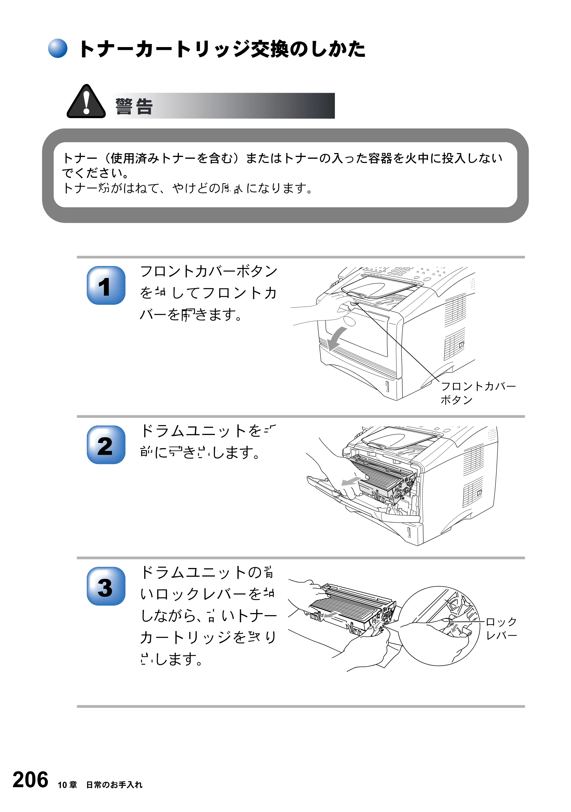 ブラザー MFC-8210J 取扱説明書（本体） — 原本ページ — 206ページ