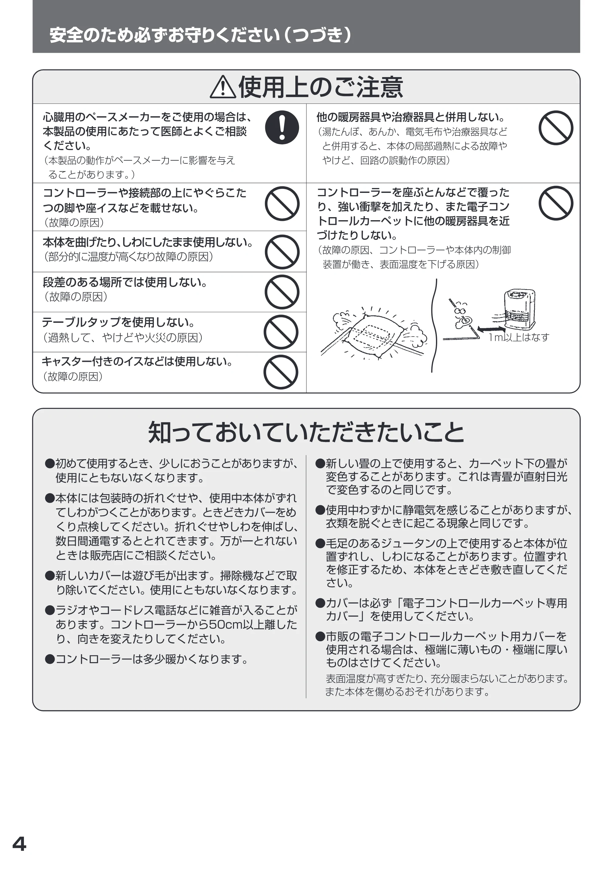 日立 HLU-3708GX / HLU-2708GX 取扱説明書 — 安全のため必ずお守りください(つづ き) — 原本ページ — 4ページ