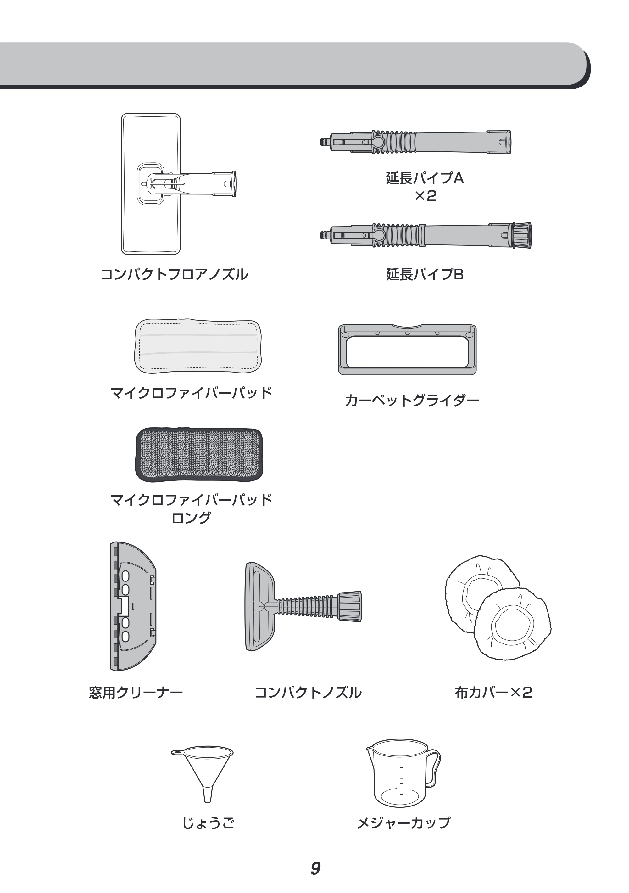 アイリスオーヤマ STM-416 取扱説明書 — 原本ページ — 9ページ