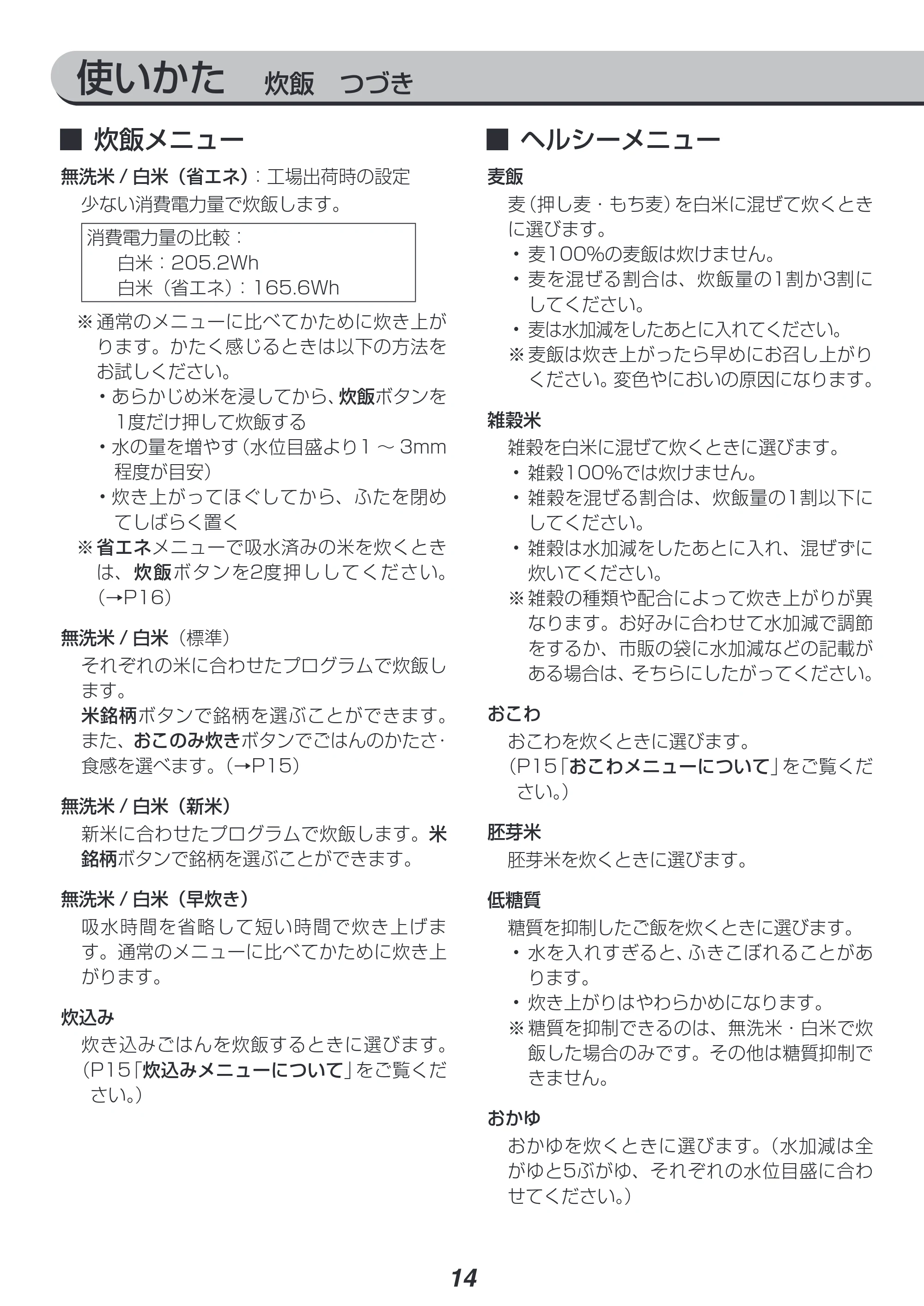 アイリスオーヤマ RC-IL50 取扱説明書 — 原本ページ — 14ページ