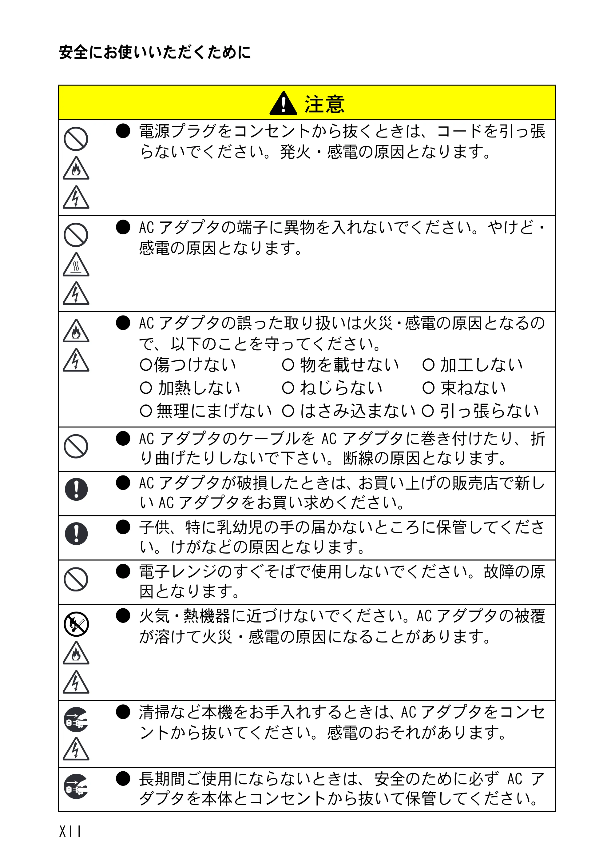 ブラザー MW-260 取扱説明書 (ユーザーズガイド) — 原本ページ — 13ページ