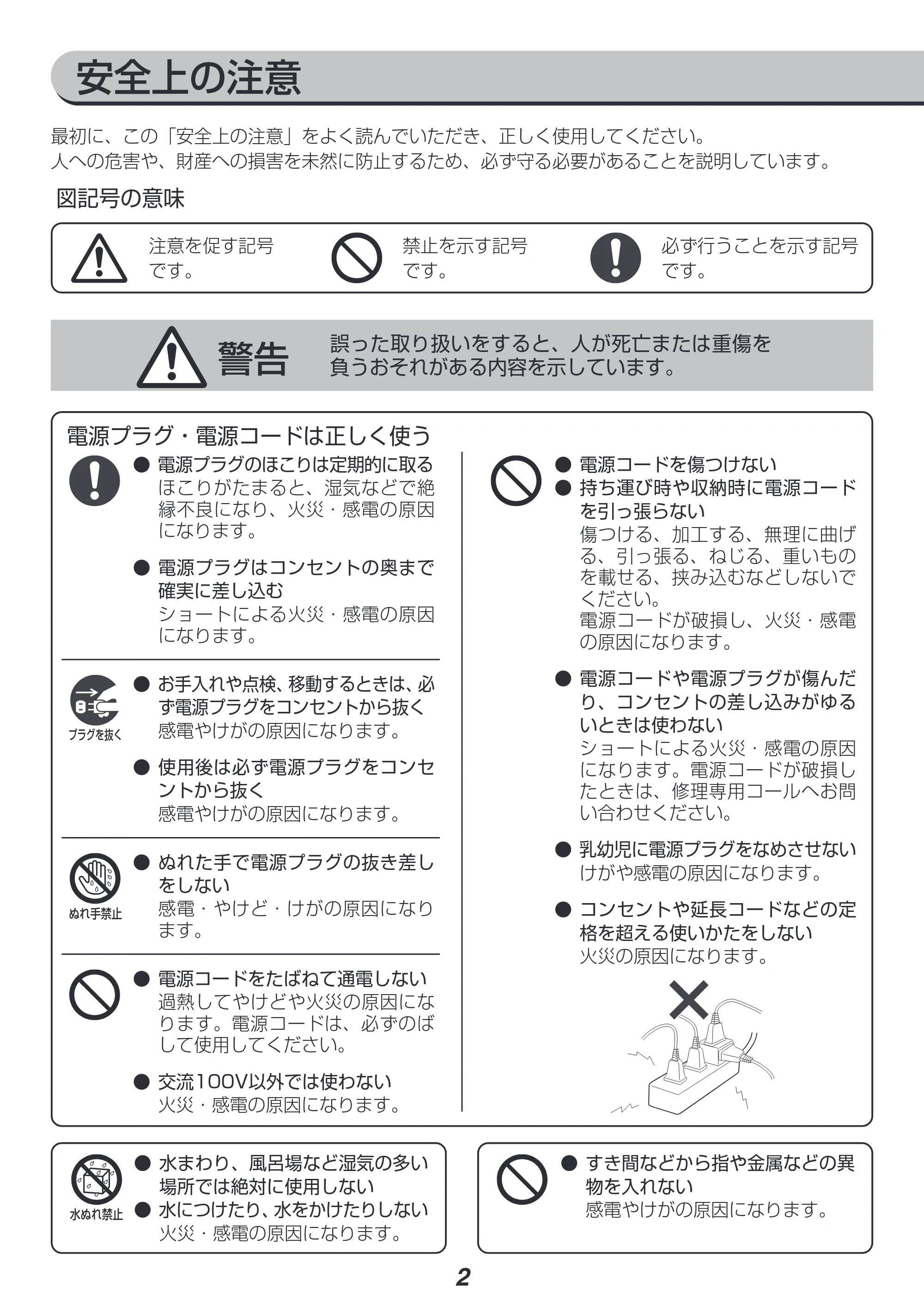 アイリスオーヤマ KHDK-35-TM 取扱説明書 — 原本ページ — 2ページ
