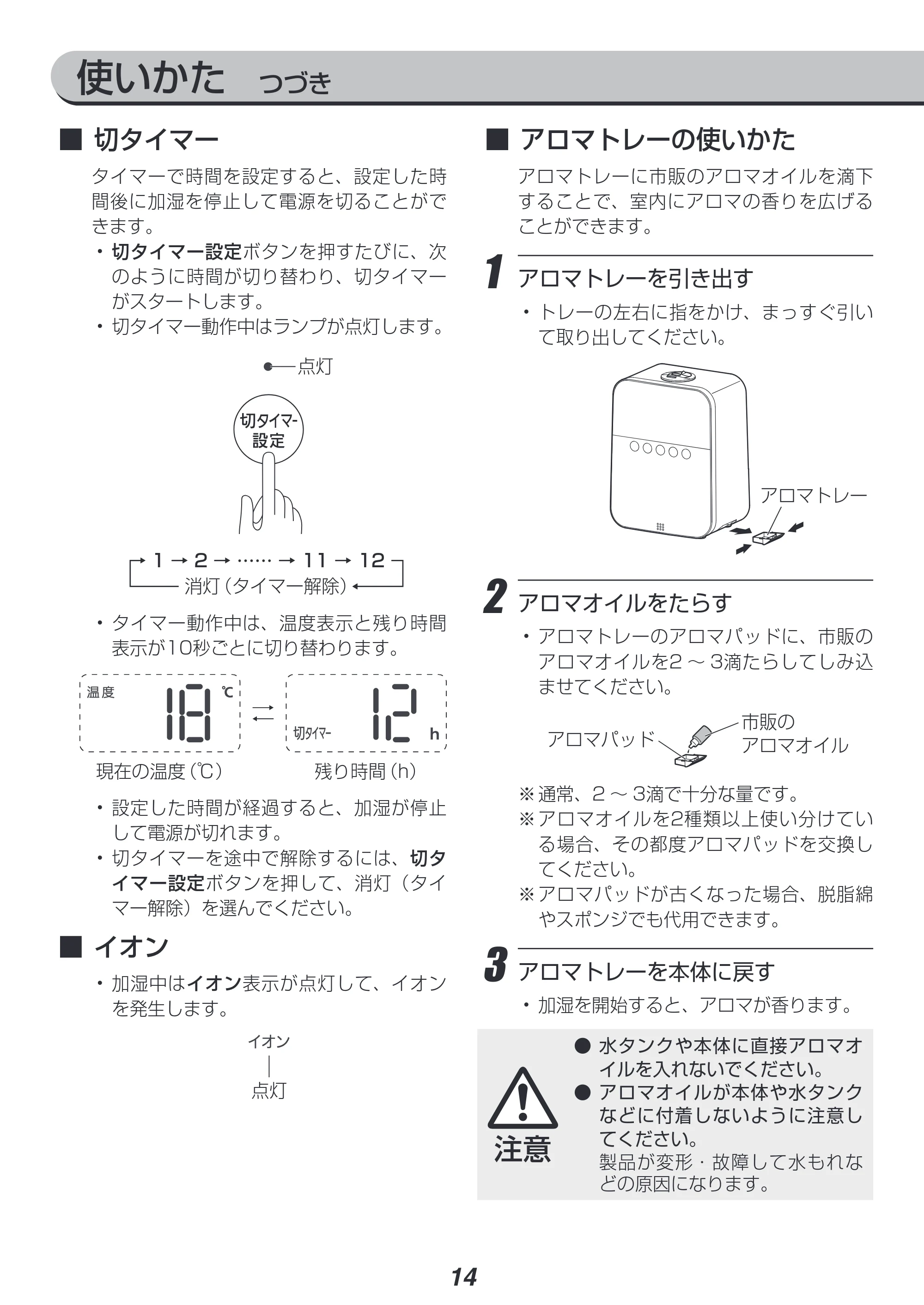 アイリスオーヤマ KHDK-35-TM 取扱説明書 — 原本ページ — 14ページ