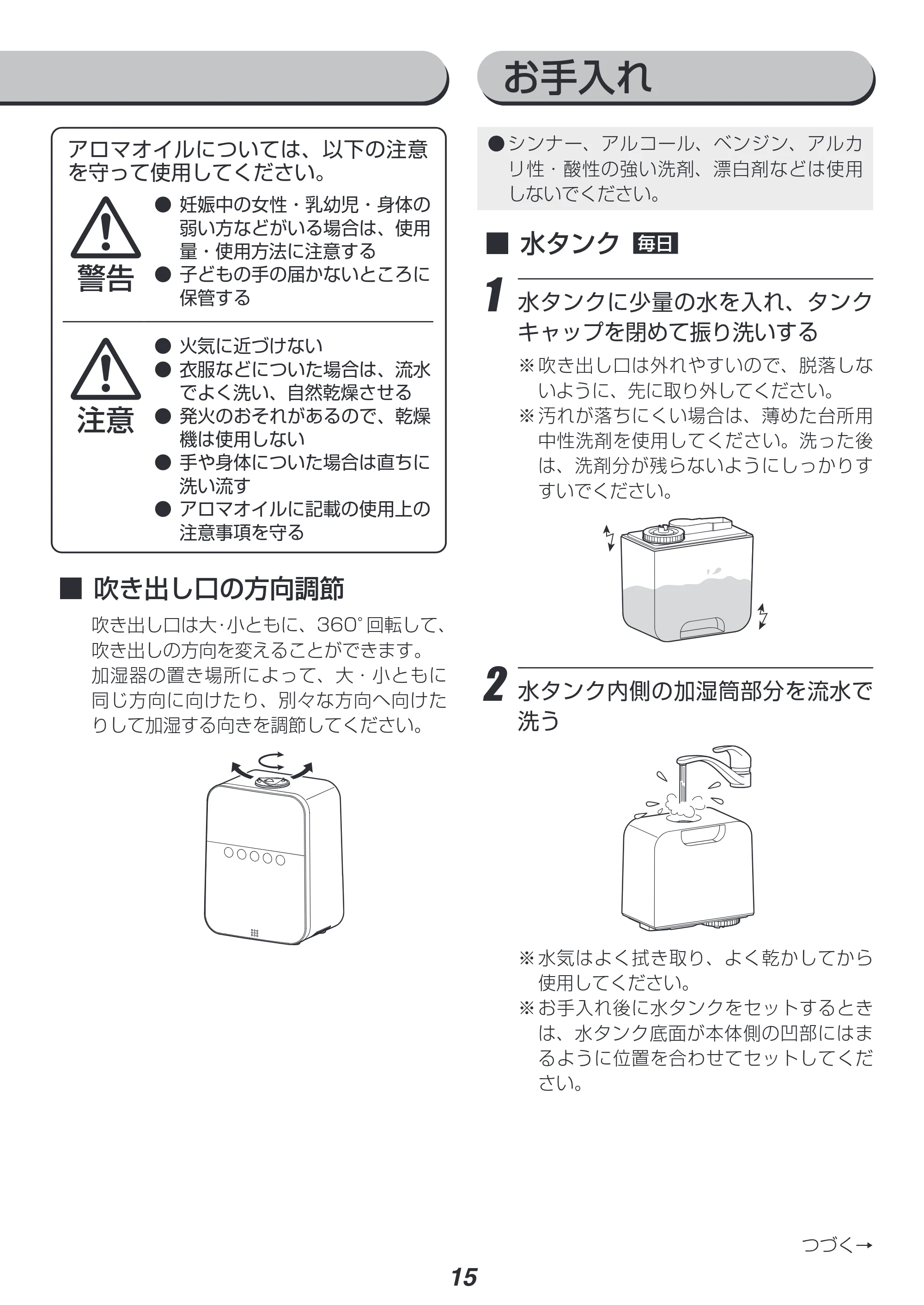 アイリスオーヤマ KHDK-35-TM 取扱説明書 — 原本ページ — 15ページ