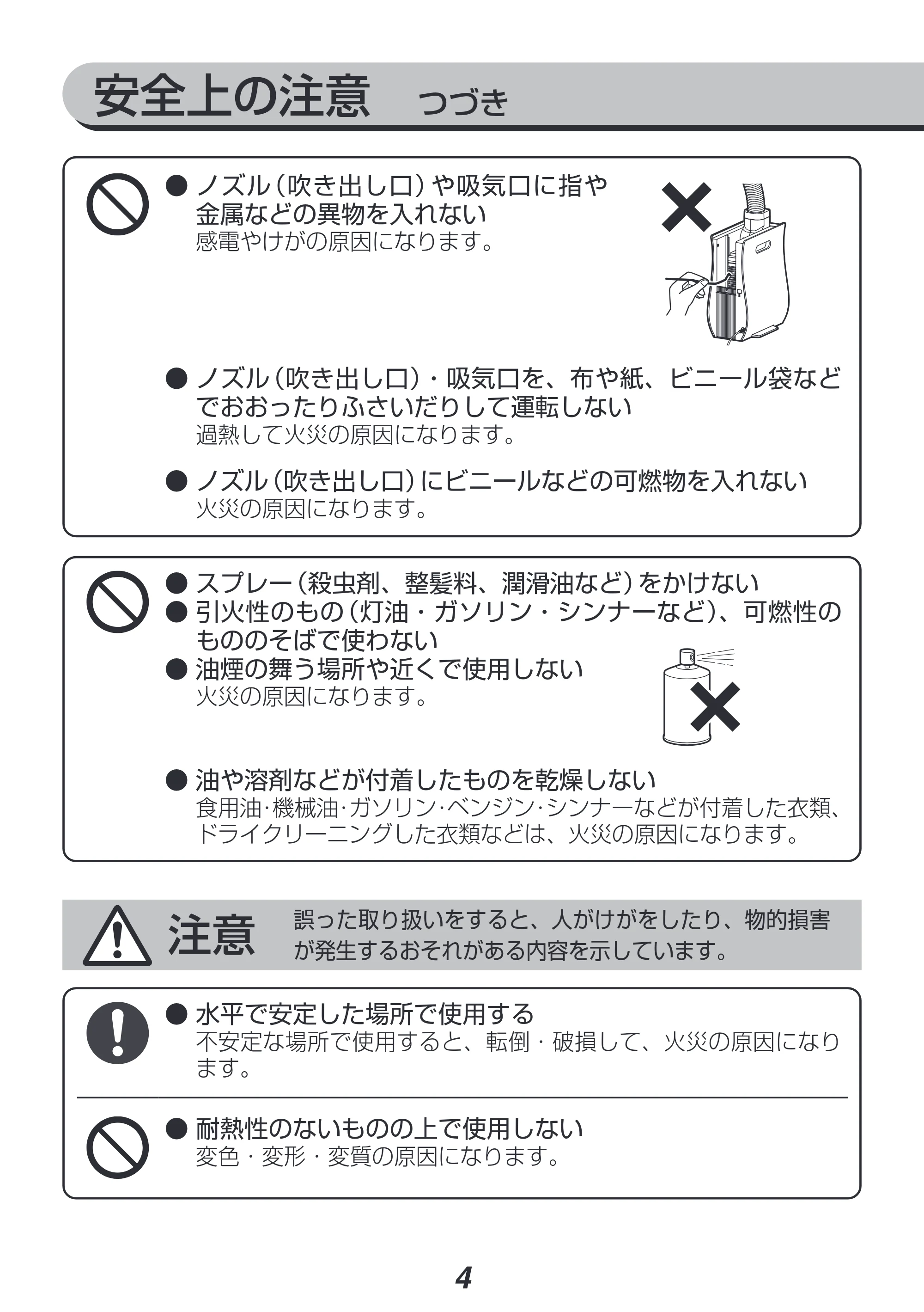 アイリスオーヤマ FK-RD1 取扱説明書 — 原本ページ — 4ページ