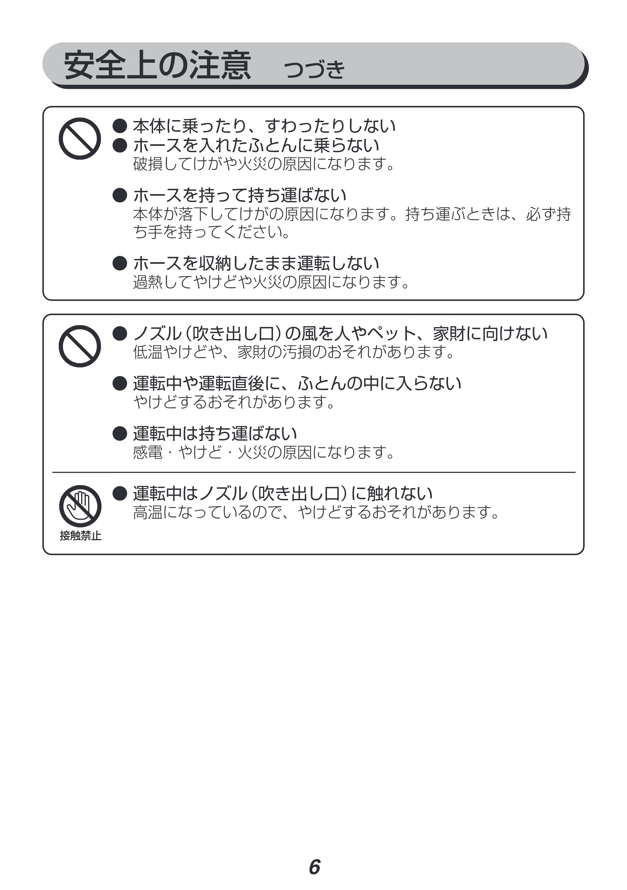 アイリスオーヤマ FK-RD1 取扱説明書 — 原本ページ — 6ページ