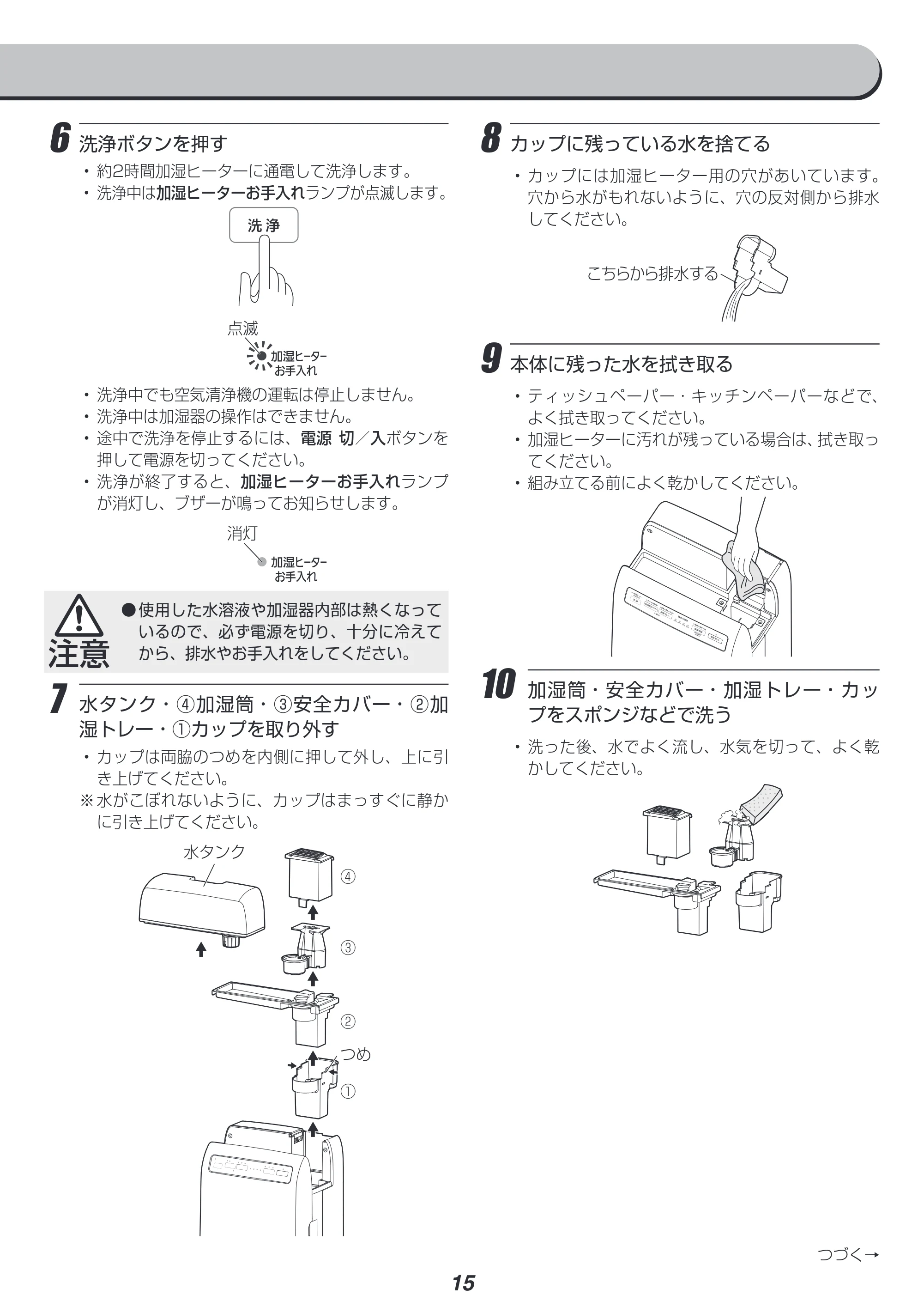 アイリスオーヤマ HXF-C25 取扱説明書 — 原本ページ — 15ページ