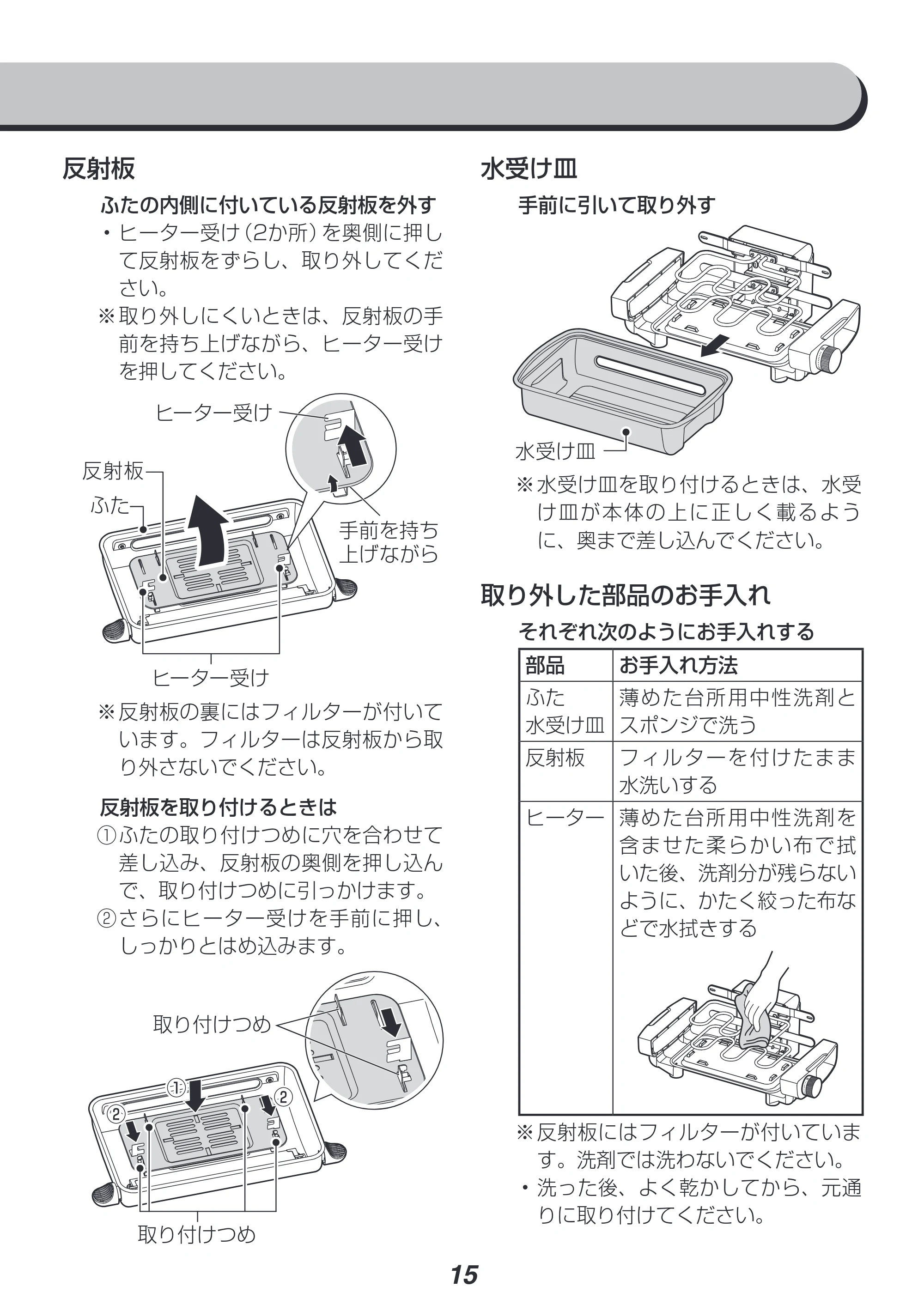 アイリスオーヤマ EMT-1103 取扱説明書 — 原本ページ — 15ページ