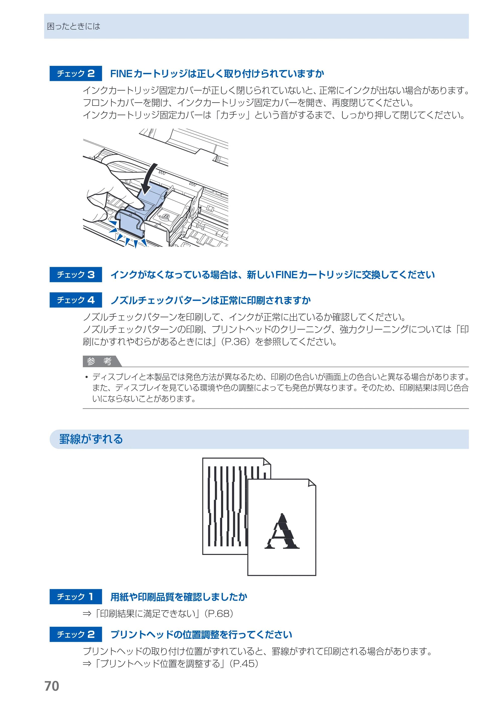 キヤノン PIXUS iP2700 らくらく操作ガイド（PDF：10.8MB） — 原本ページ — 72ページ