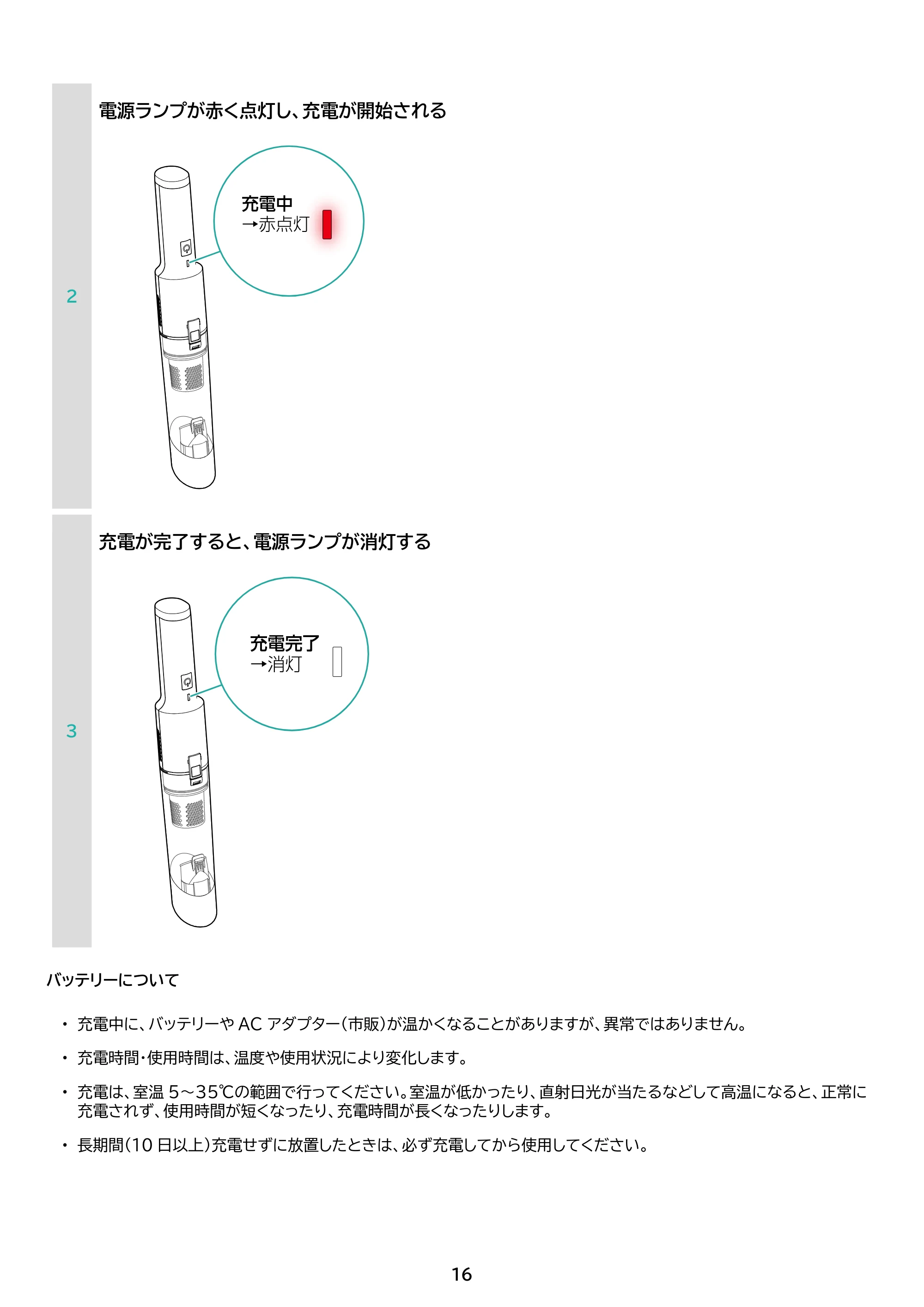アイリスオーヤマ HCD-23 取扱説明書 — 原本ページ — 16ページ
