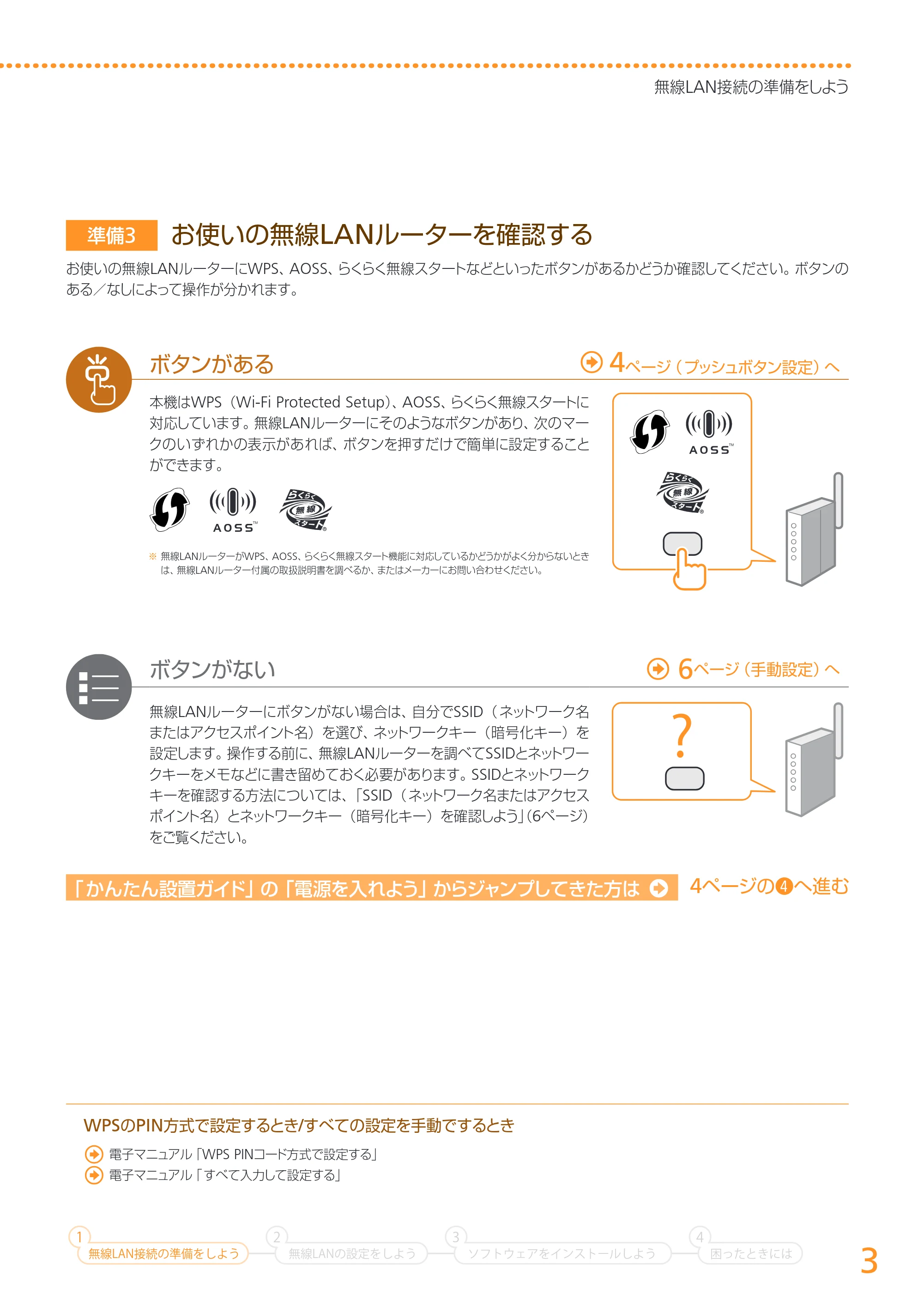 キヤノン MF8280Cw/MF8230Cn / MF8570Cdw/MF8530Cdn 無線LAN設定ガイド (MF8570Cdw) 2013年9月5日更新（PDF：3.63MB） — 原本ページ — 3ページ