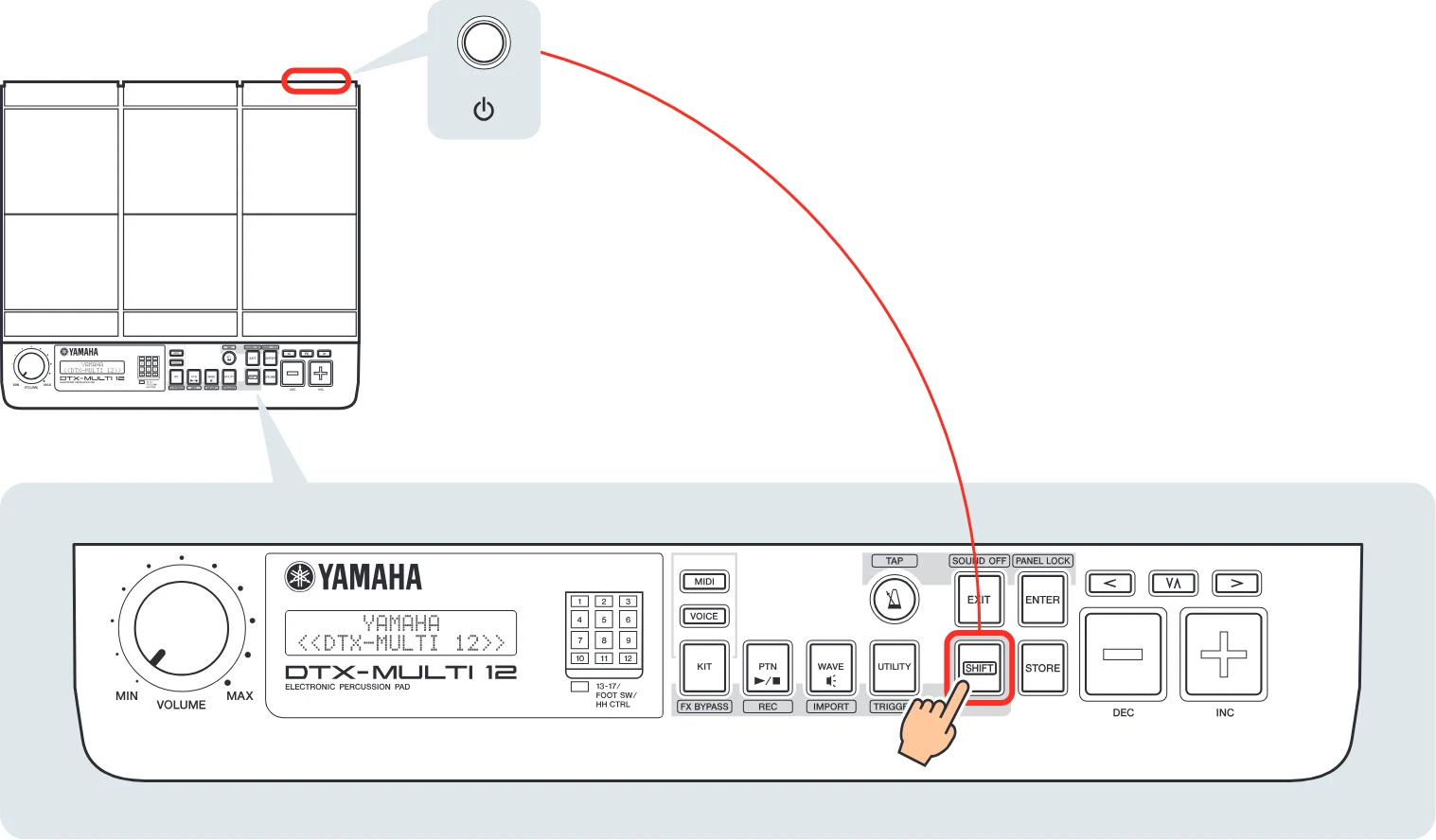 ヤマハ DT50S / DT50K DT50S/DT50Kのための ドラム音源モジュール設定マニュアル — DTX-MULTI 12 — 図版 24-1 — 24ページ