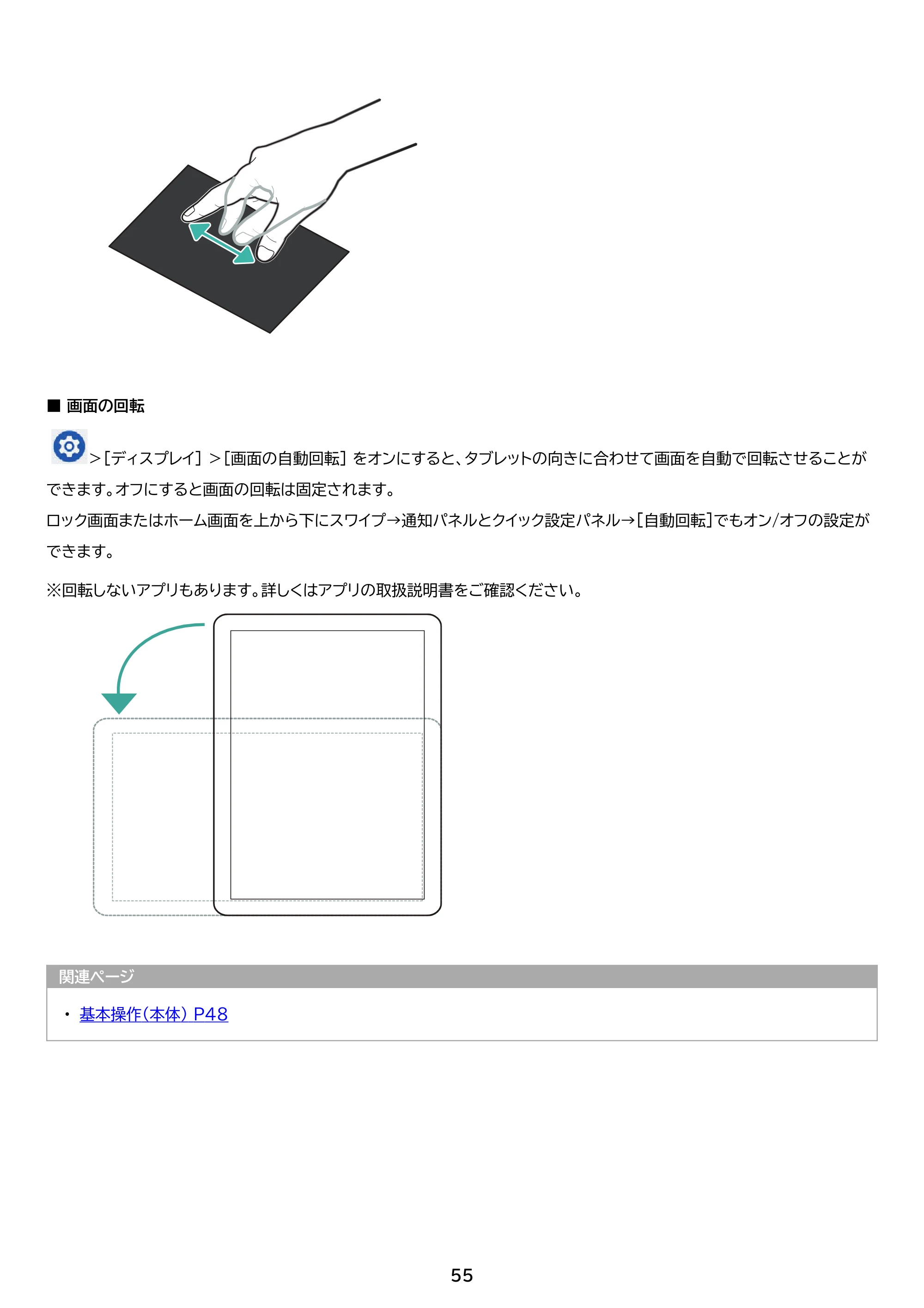 アイリスオーヤマ TE10D2M64-V1B 取扱説明書 — 原本ページ — 55ページ
