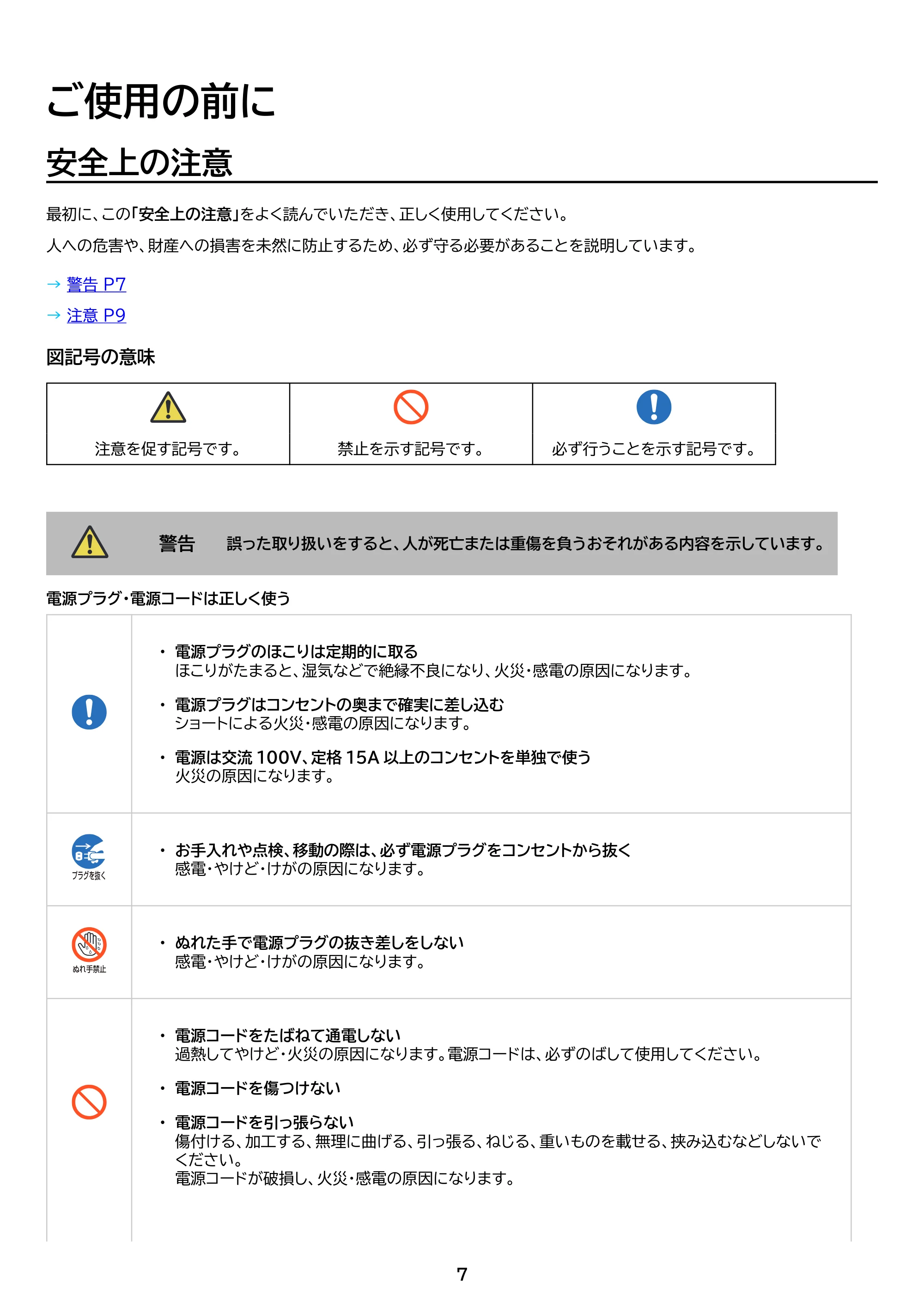 アイリスオーヤマ IAW-T504 取扱説明書 — 原本ページ — 7ページ