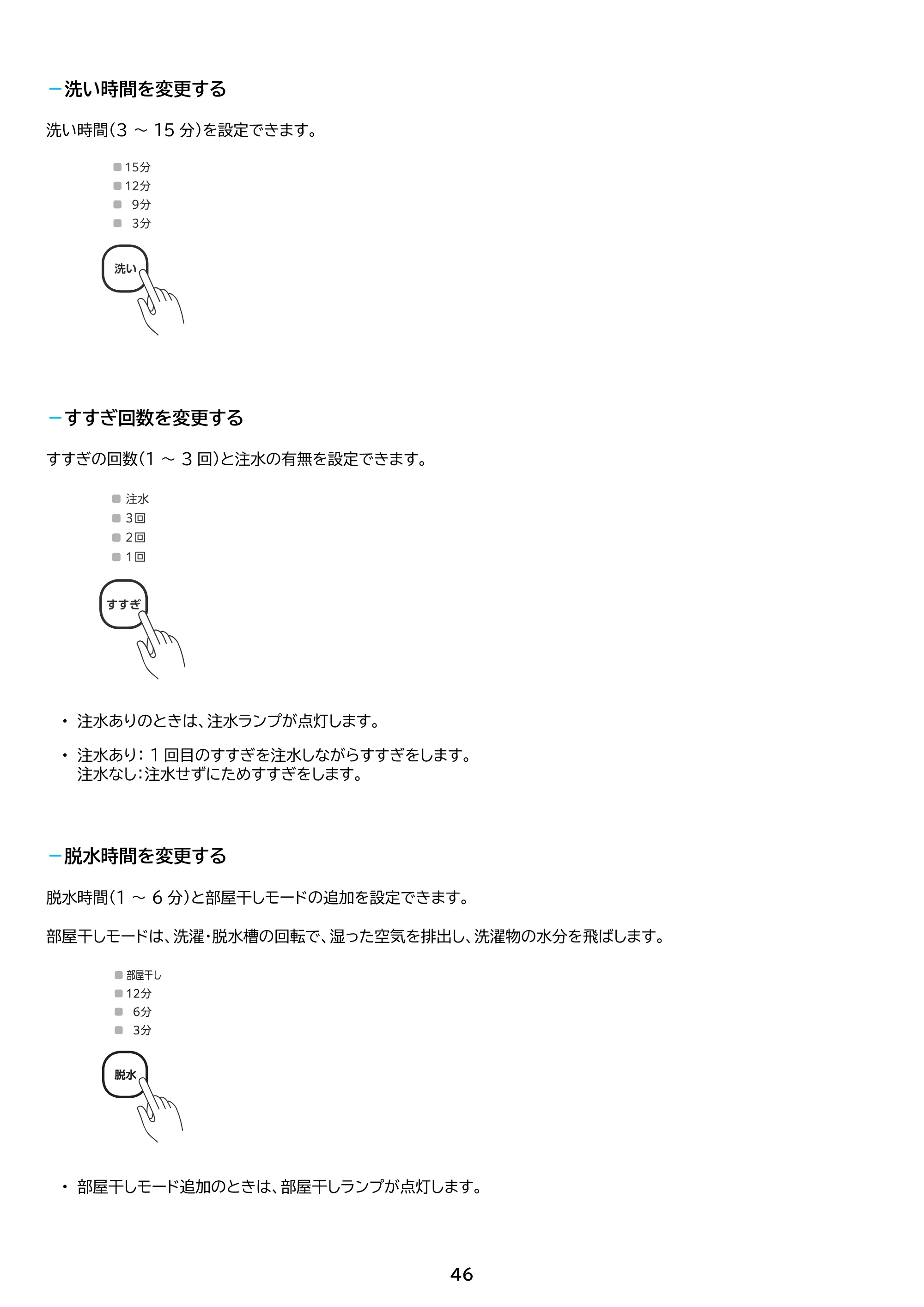 アイリスオーヤマ IAW-T504 取扱説明書 — 原本ページ — 46ページ
