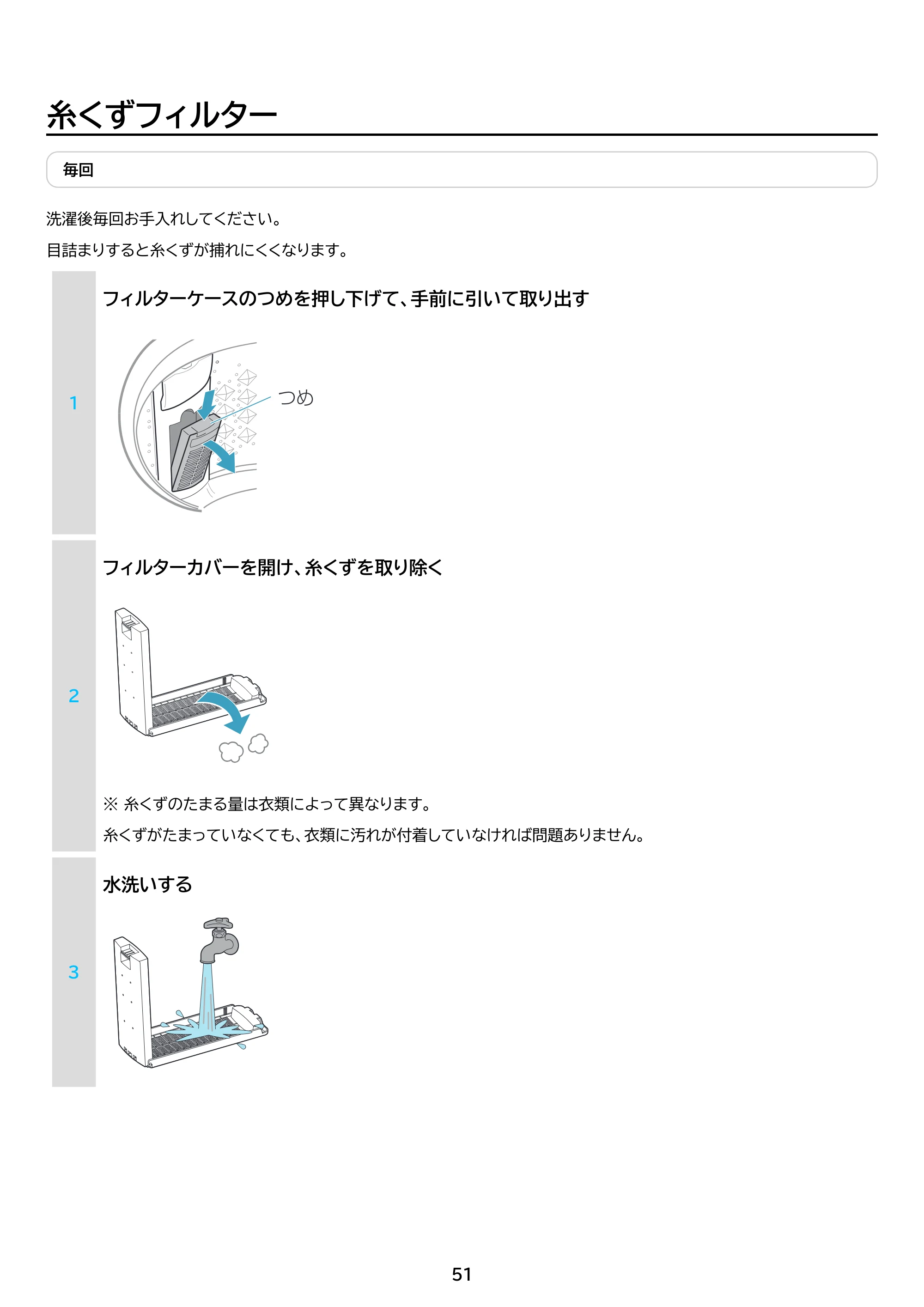 アイリスオーヤマ IAW-T504 取扱説明書 — 原本ページ — 51ページ