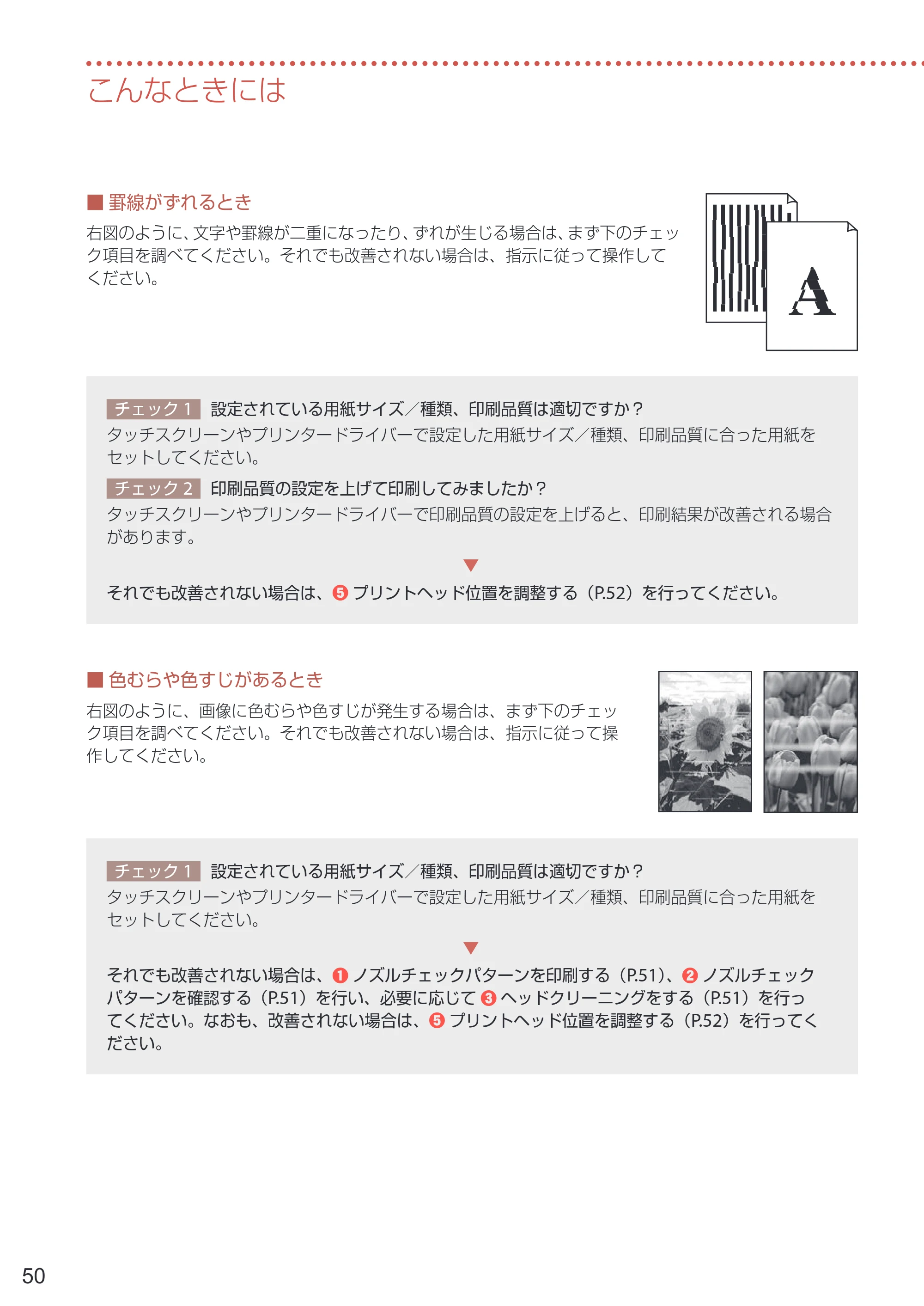 キヤノン PIXUS TS8730 設置・基本操作マニュアル 2023年10月26日掲載（PDF：8.0MB） — 原本ページ — 52ページ