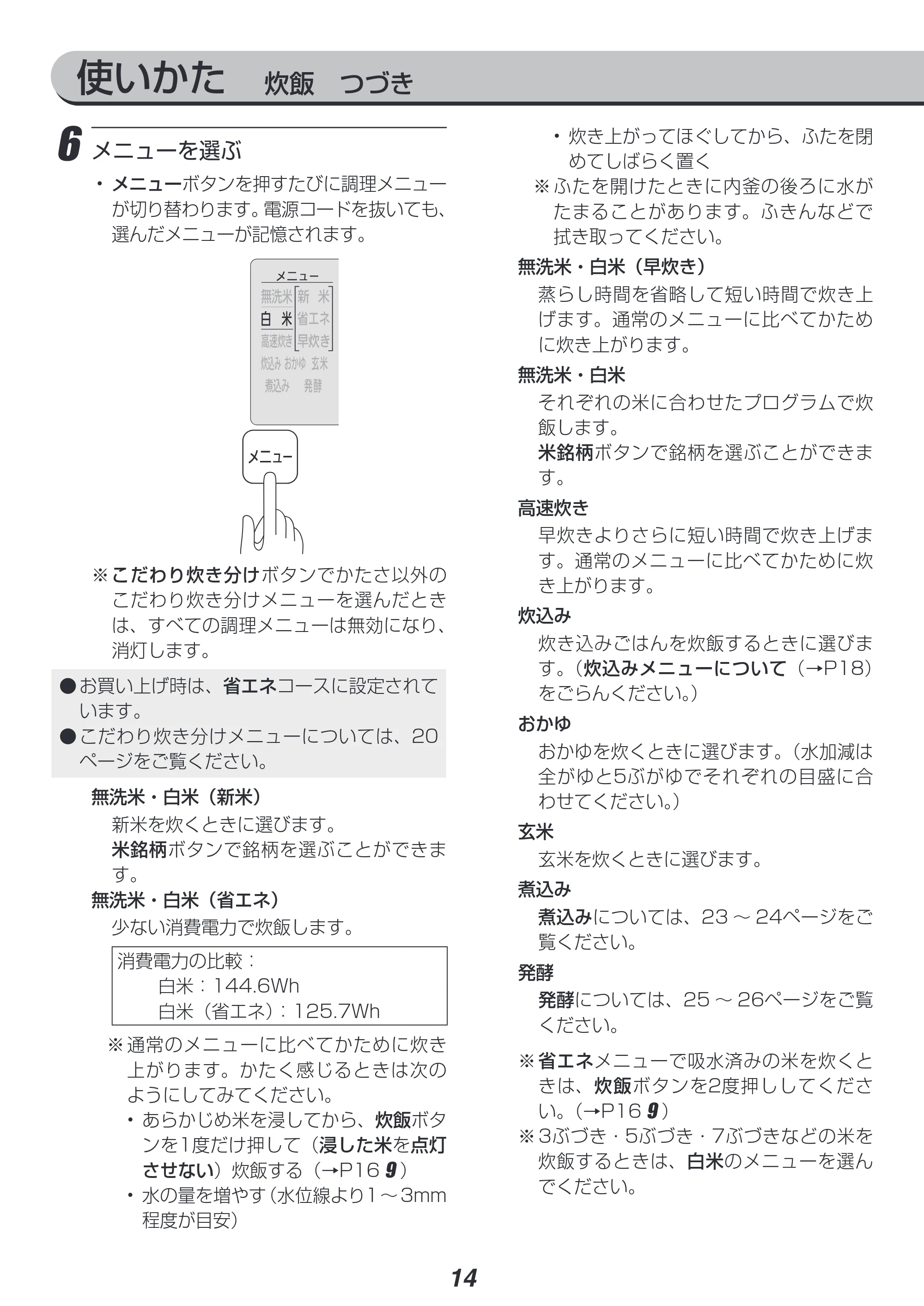 アイリスオーヤマ RC-PH30 取扱説明書 — 原本ページ — 14ページ