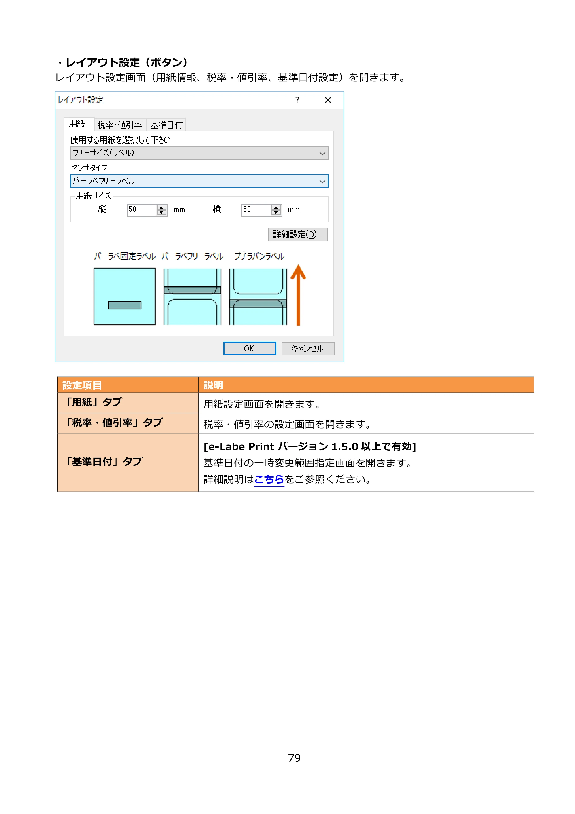 サトー FLEQV(フレキューブ) FX3-LX / FLEQV(フレキューブ) FX3-Plus / LEQV(フレキューブ) FX3-Plus e-Labe Designer操作マニュアル PRO形式（第25版） — 原本ページ — 80ページ