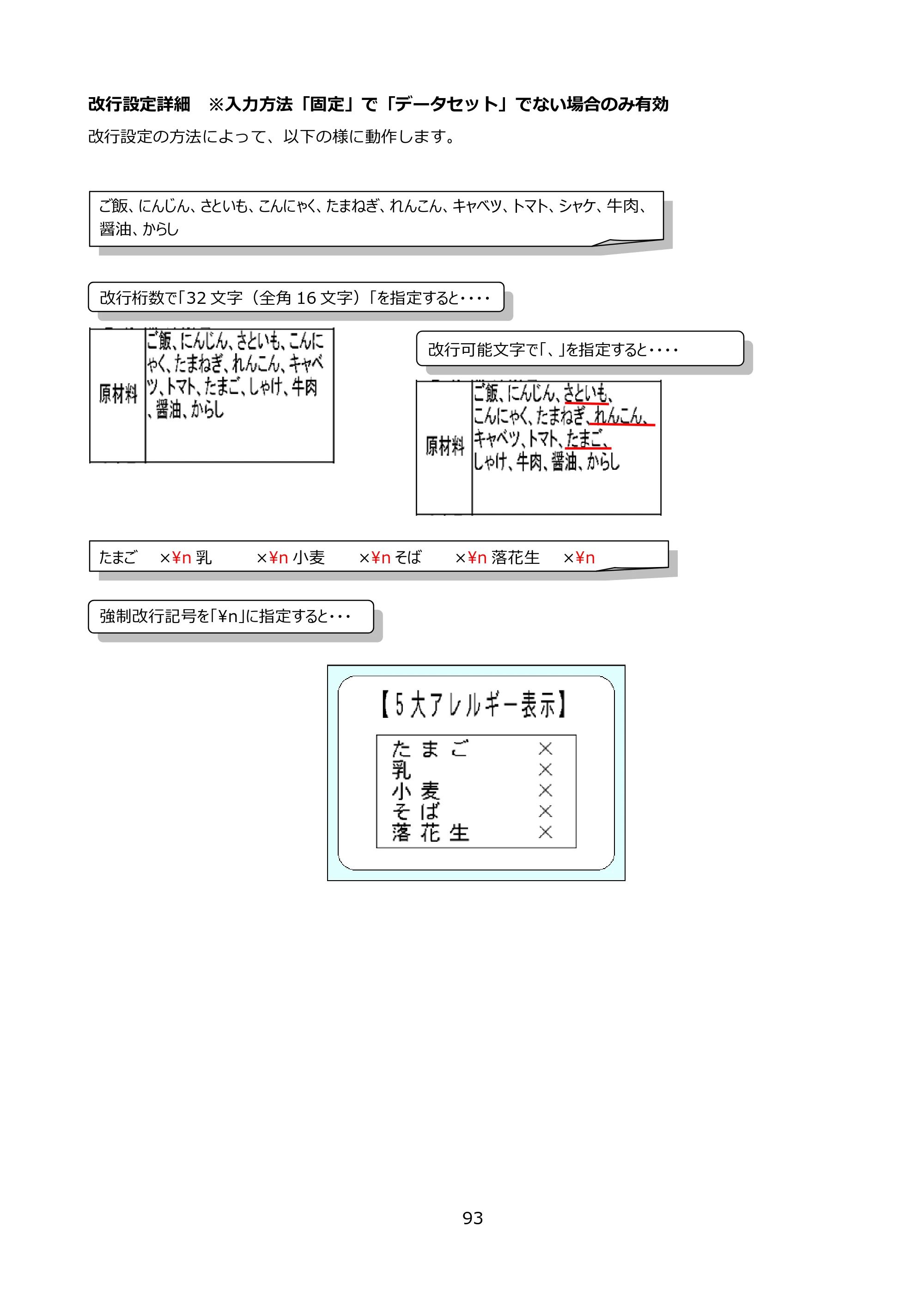 サトー FLEQV(フレキューブ) FX3-LX / FLEQV(フレキューブ) FX3-Plus / LEQV(フレキューブ) FX3-Plus e-Labe Designer操作マニュアル PRO形式（第25版） — 原本ページ — 94ページ