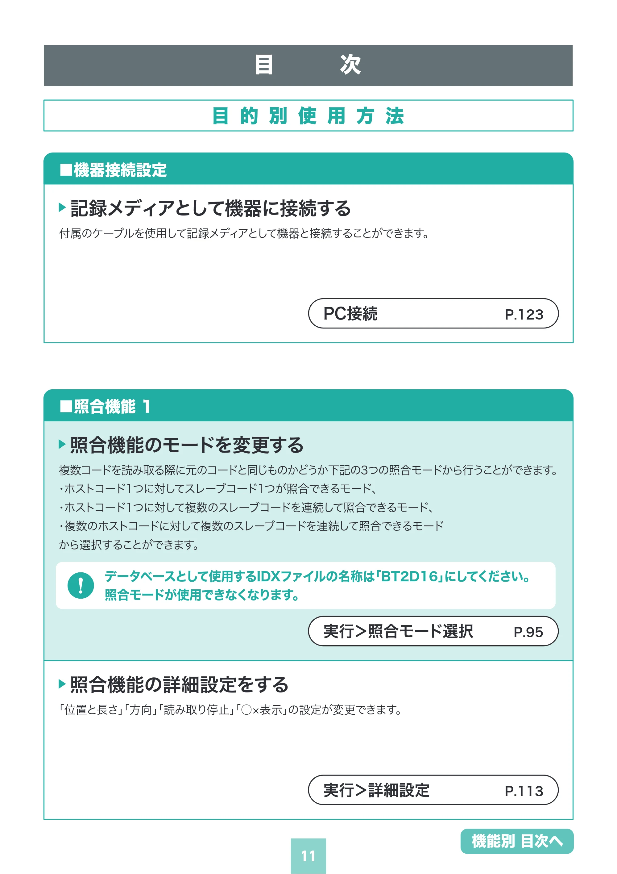 サンワサプライ BCR-BT2D16 取扱説明書 — 原本ページ — 11ページ