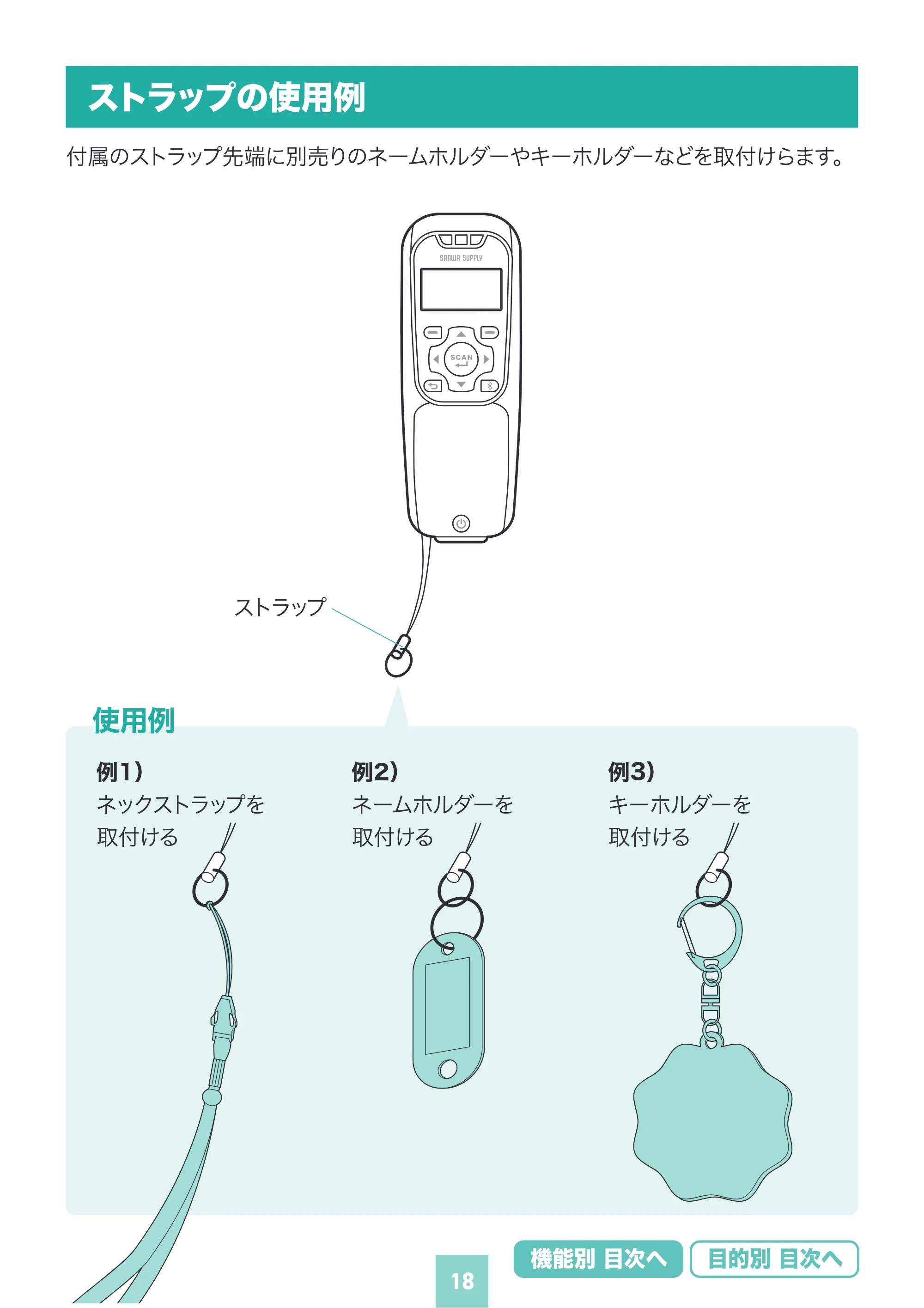 サンワサプライ BCR-BT2D16 取扱説明書 — 原本ページ — 18ページ