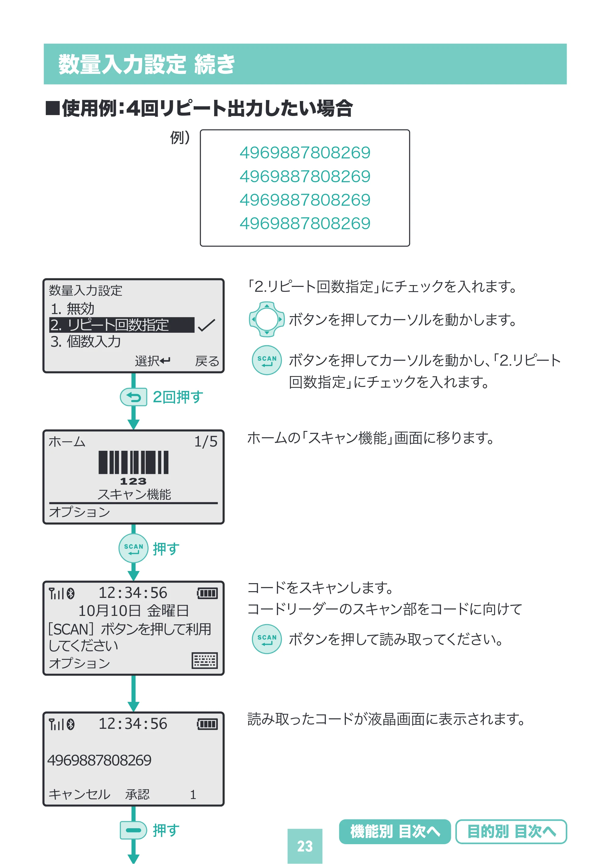 サンワサプライ BCR-BT2D16 取扱説明書 — 原本ページ — 23ページ