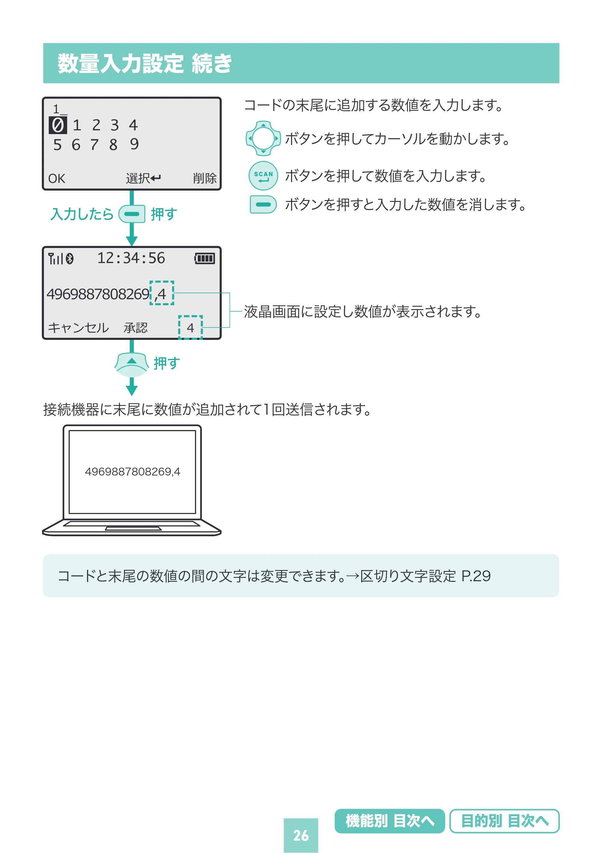 サンワサプライ BCR-BT2D16 取扱説明書 — 原本ページ — 26ページ