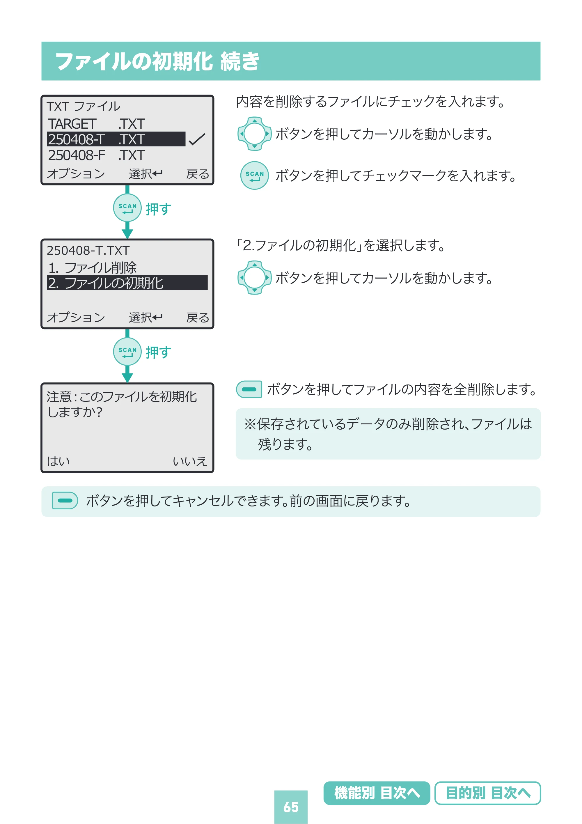 サンワサプライ BCR-BT2D16 取扱説明書 — 原本ページ — 65ページ