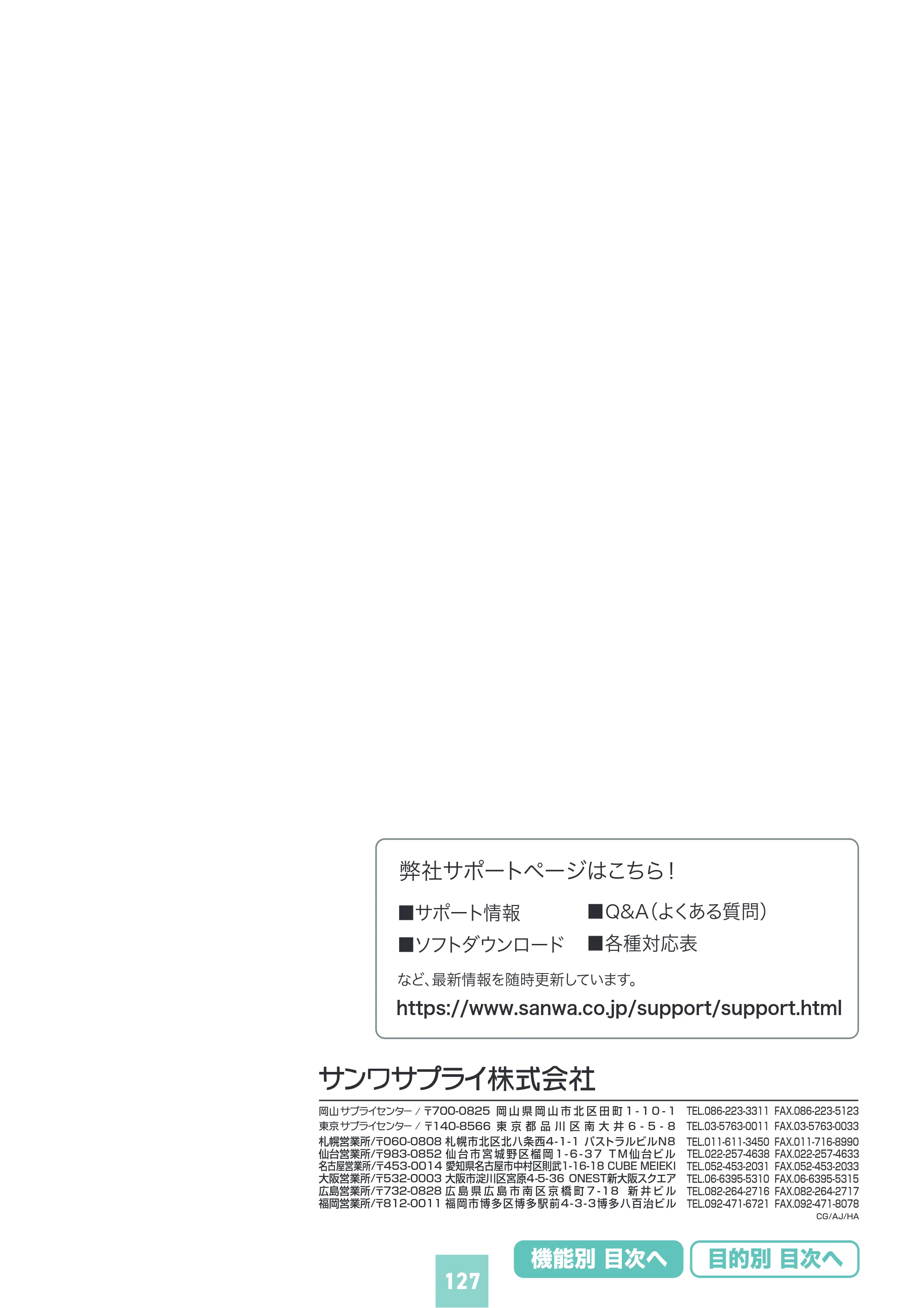 サンワサプライ BCR-BT2D16 取扱説明書 — 原本ページ — 127ページ
