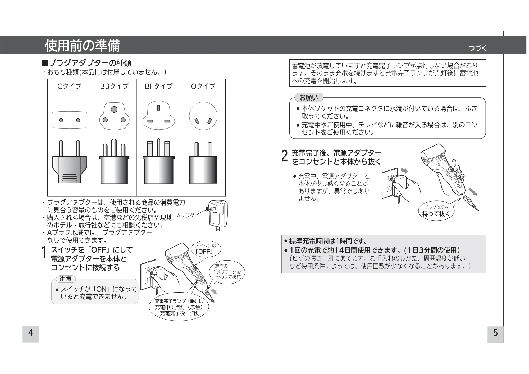 日立 RM-FLE100 取扱説明書 — 原本ページ — 3ページ