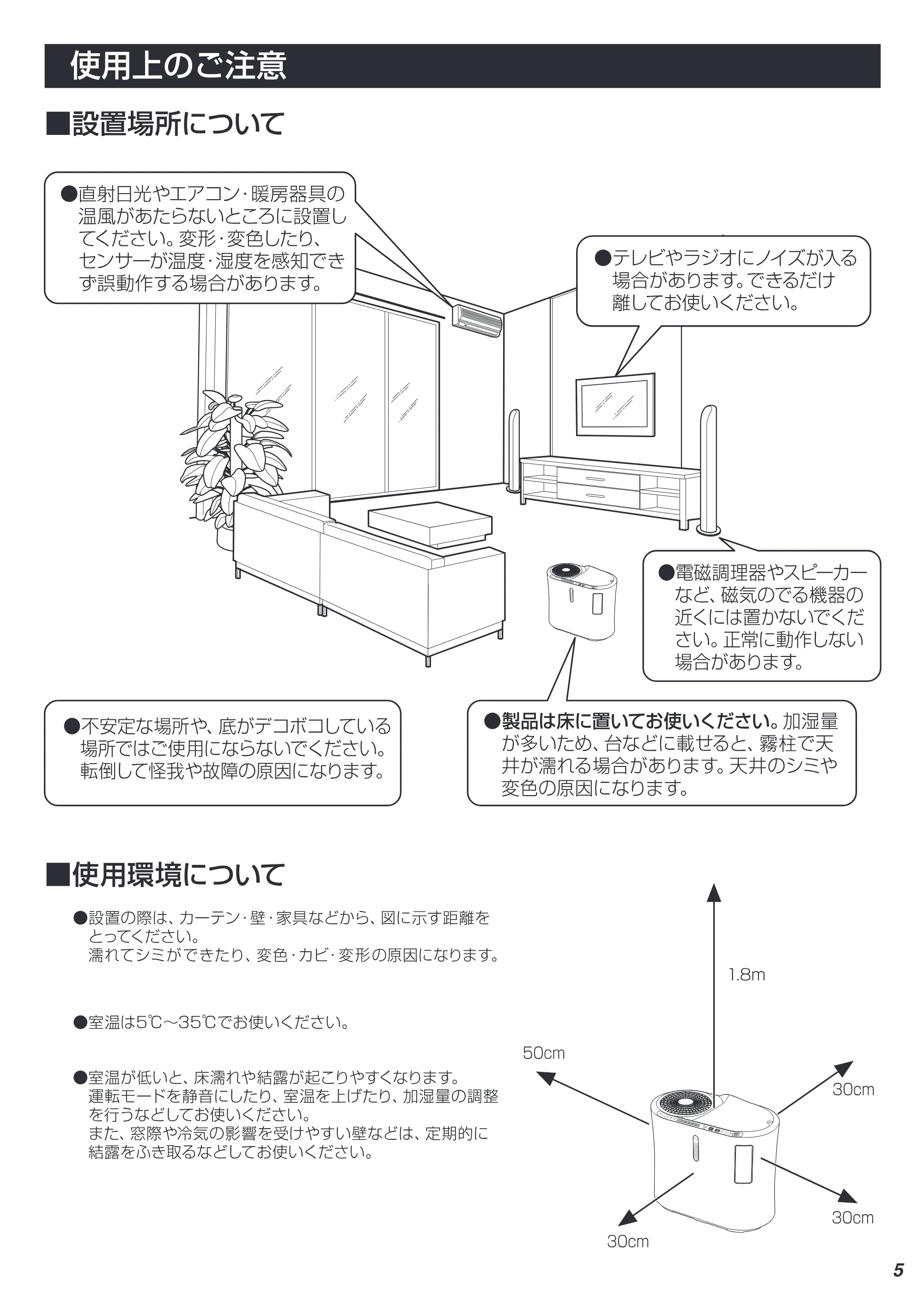 アイリスオーヤマ SSH-750 取扱説明書 — 05 — 原本ページ — 5ページ