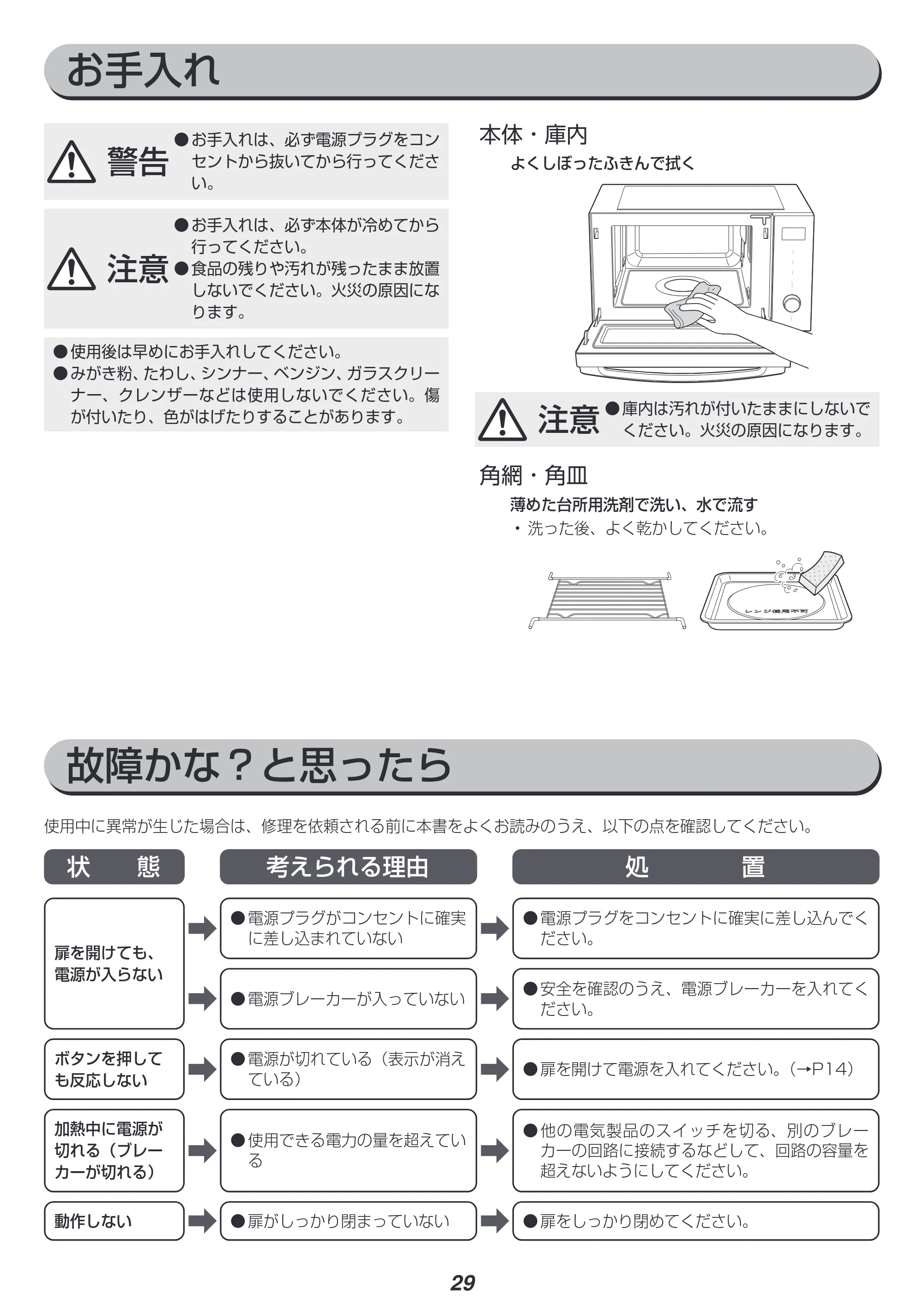 アイリスオーヤマ MO-F1809-HA 取扱説明書 — 原本ページ — 29ページ