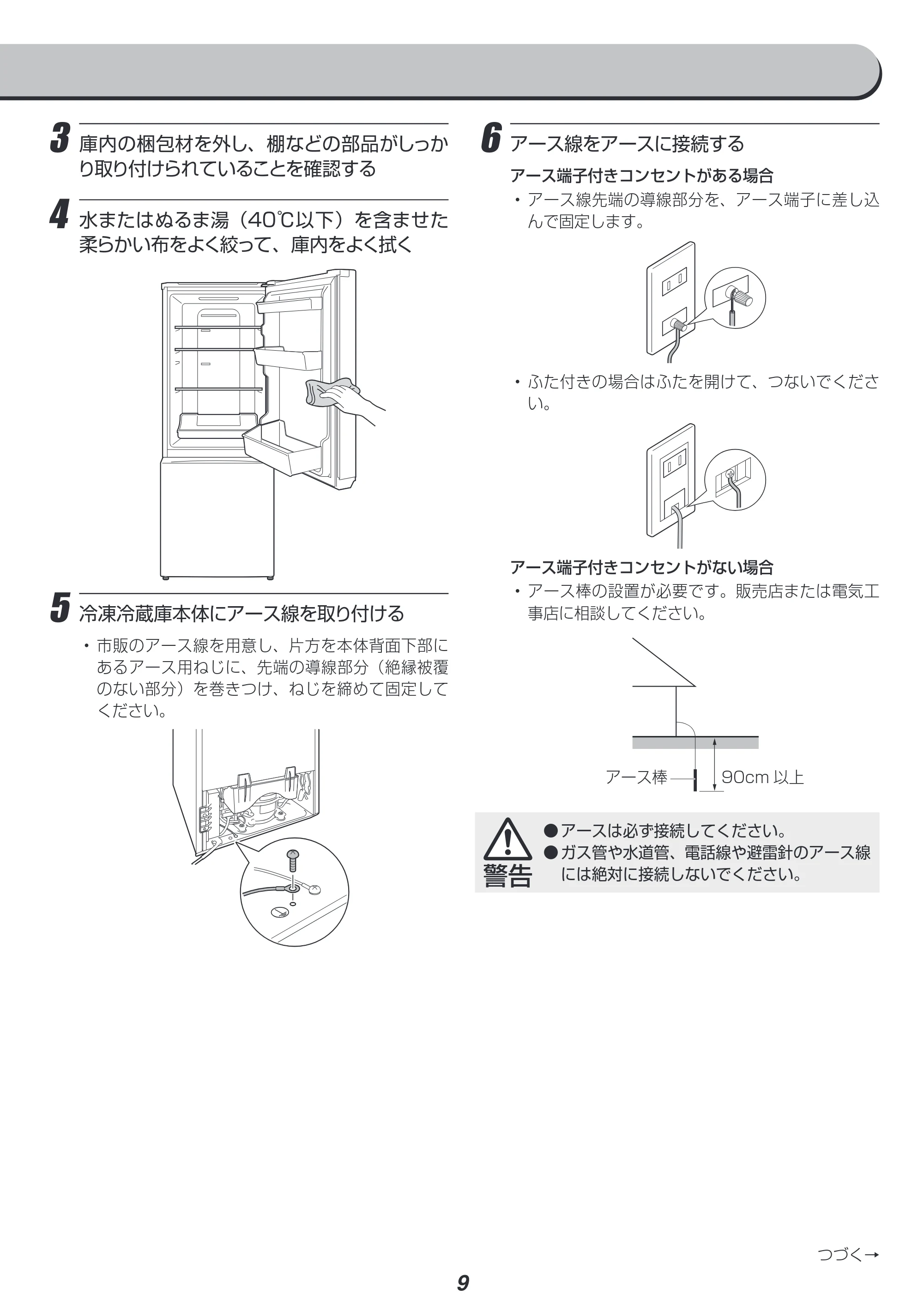 アイリスオーヤマ NRSD-16A 取扱説明書 — 原本ページ — 9ページ