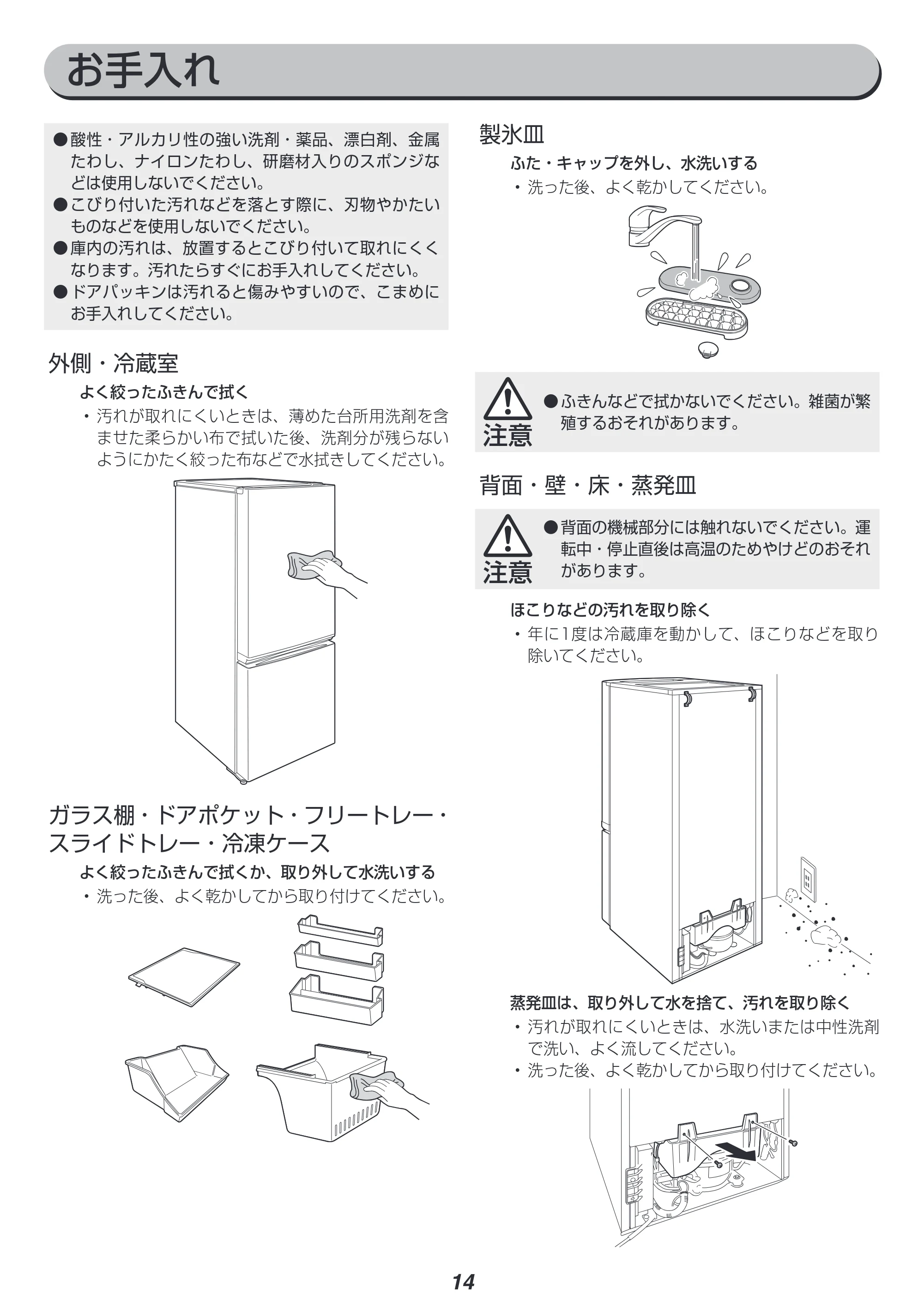 アイリスオーヤマ NRSD-16A 取扱説明書 — 原本ページ — 14ページ