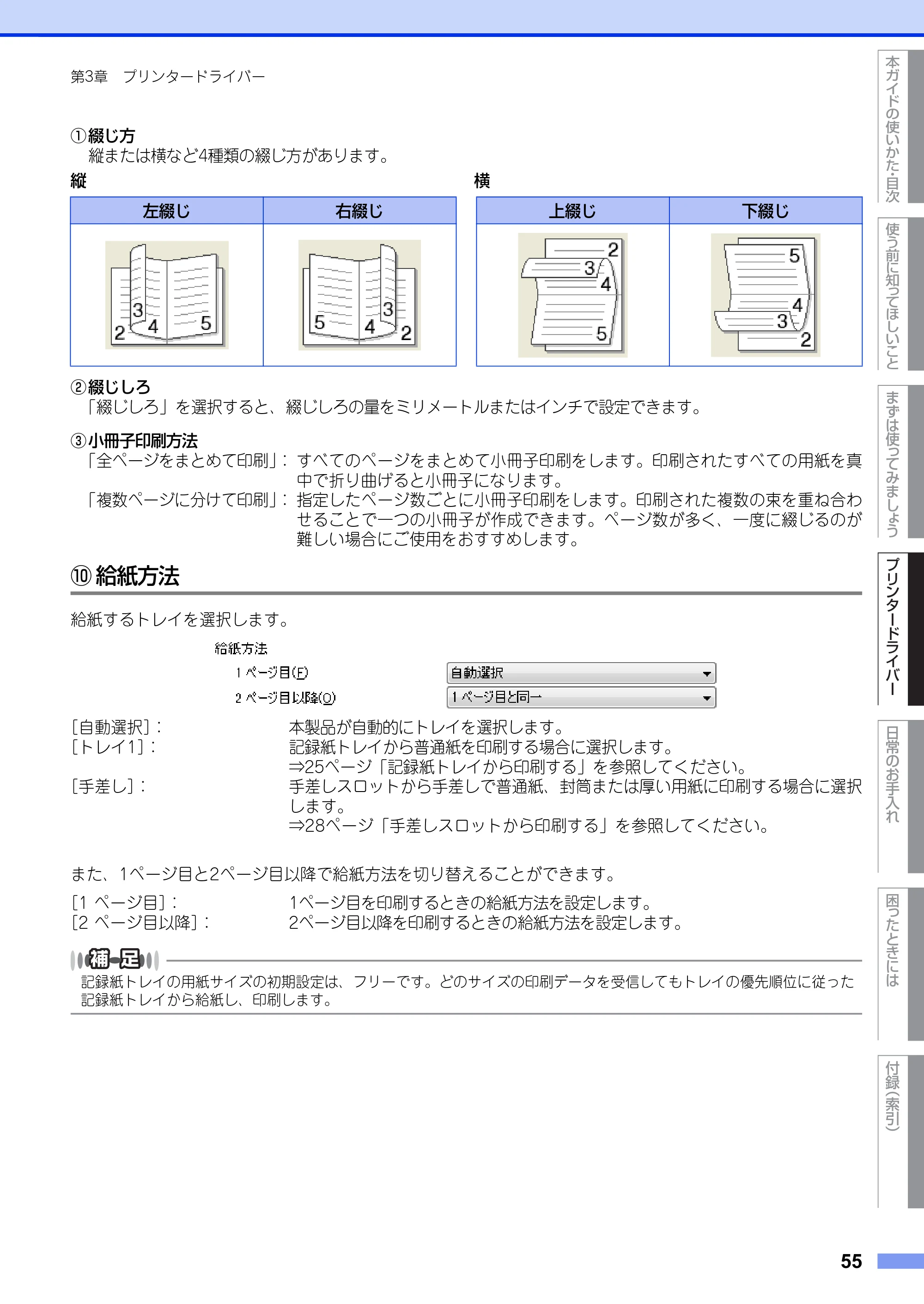 ブラザー HL-3140CW / HL-3170CDW ユーザーズガイド ~基本編~ — 原本ページ — 55ページ