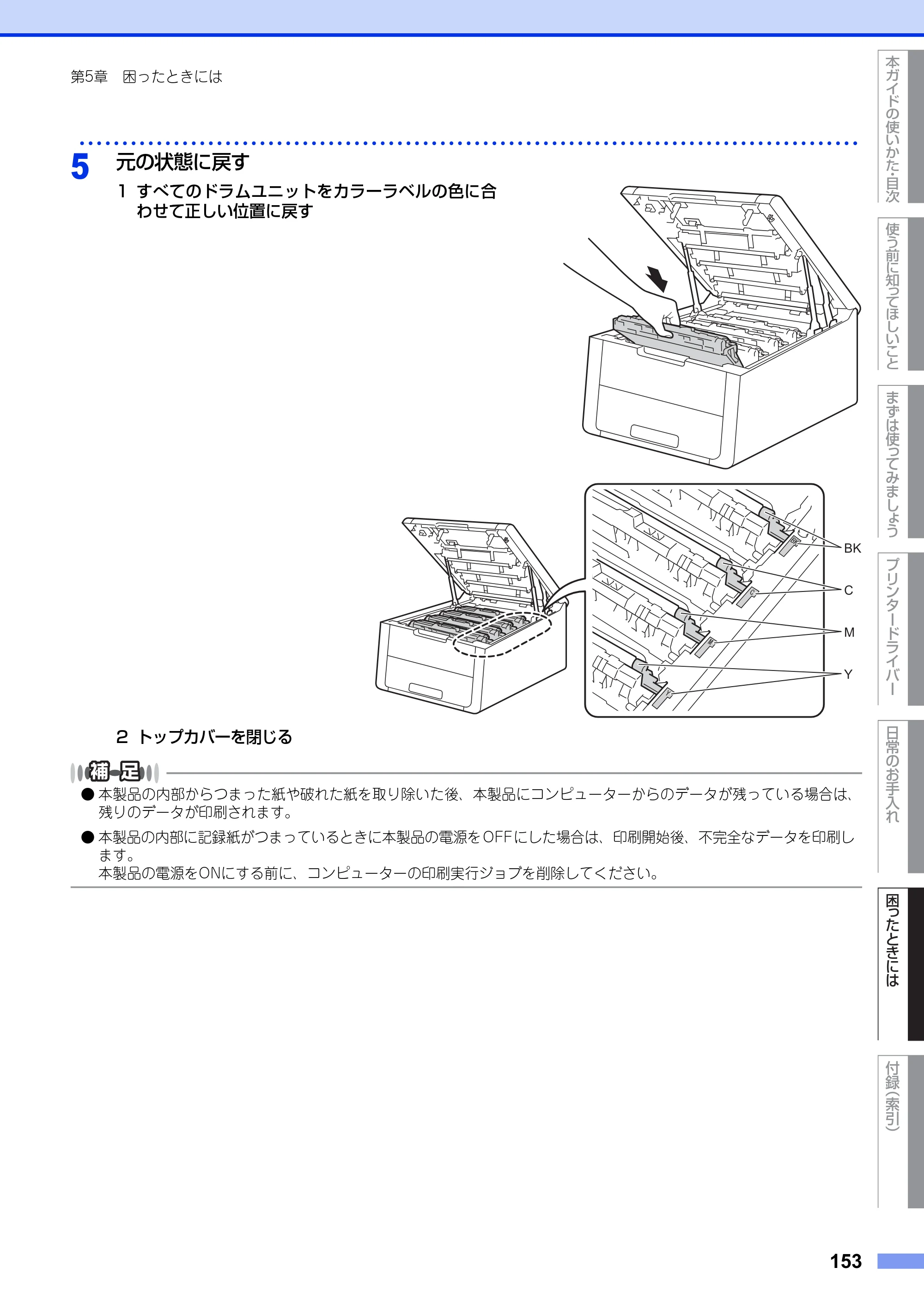 ブラザー HL-3140CW / HL-3170CDW ユーザーズガイド ～基本編～ — 原本ページ — 153ページ