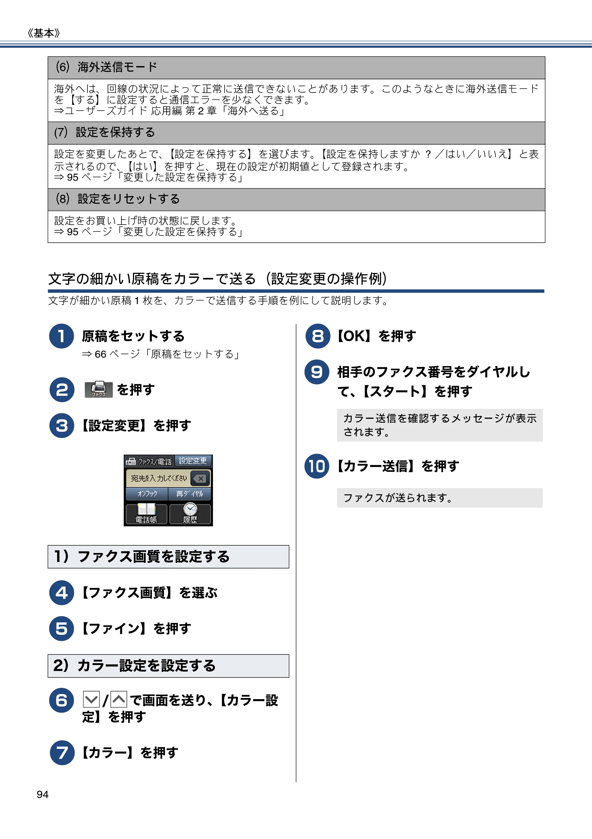 ブラザー MFC-J727D / MFC-J727DW ユーザーズガイド ~基本編~ — 原本ページ — 94ページ