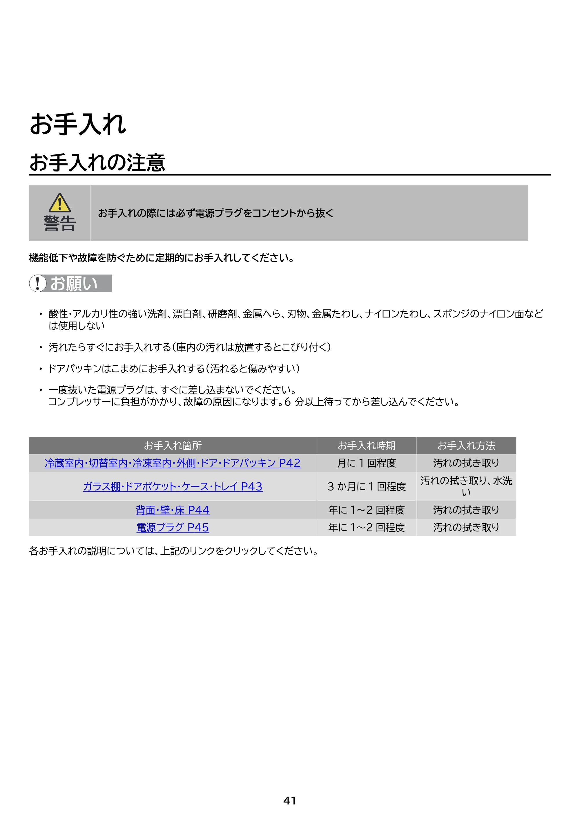 アイリスオーヤマ IRSN-HF24A 取扱説明書 — 原本ページ — 41ページ