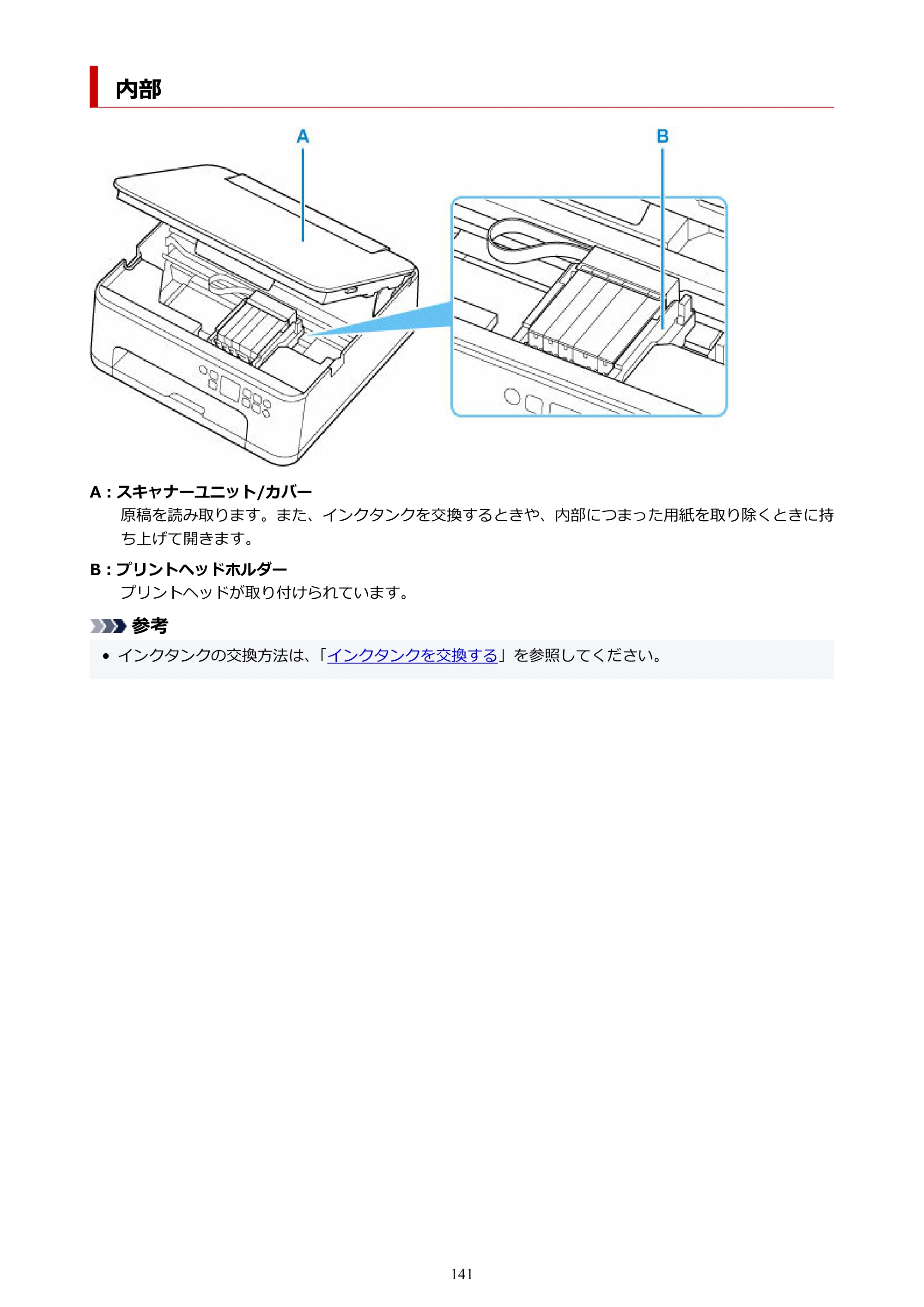 キヤノン PIXUS TS7530 オンラインマニュアル PDF版（Windows版） — 内部 — 原本ページ — 141ページ