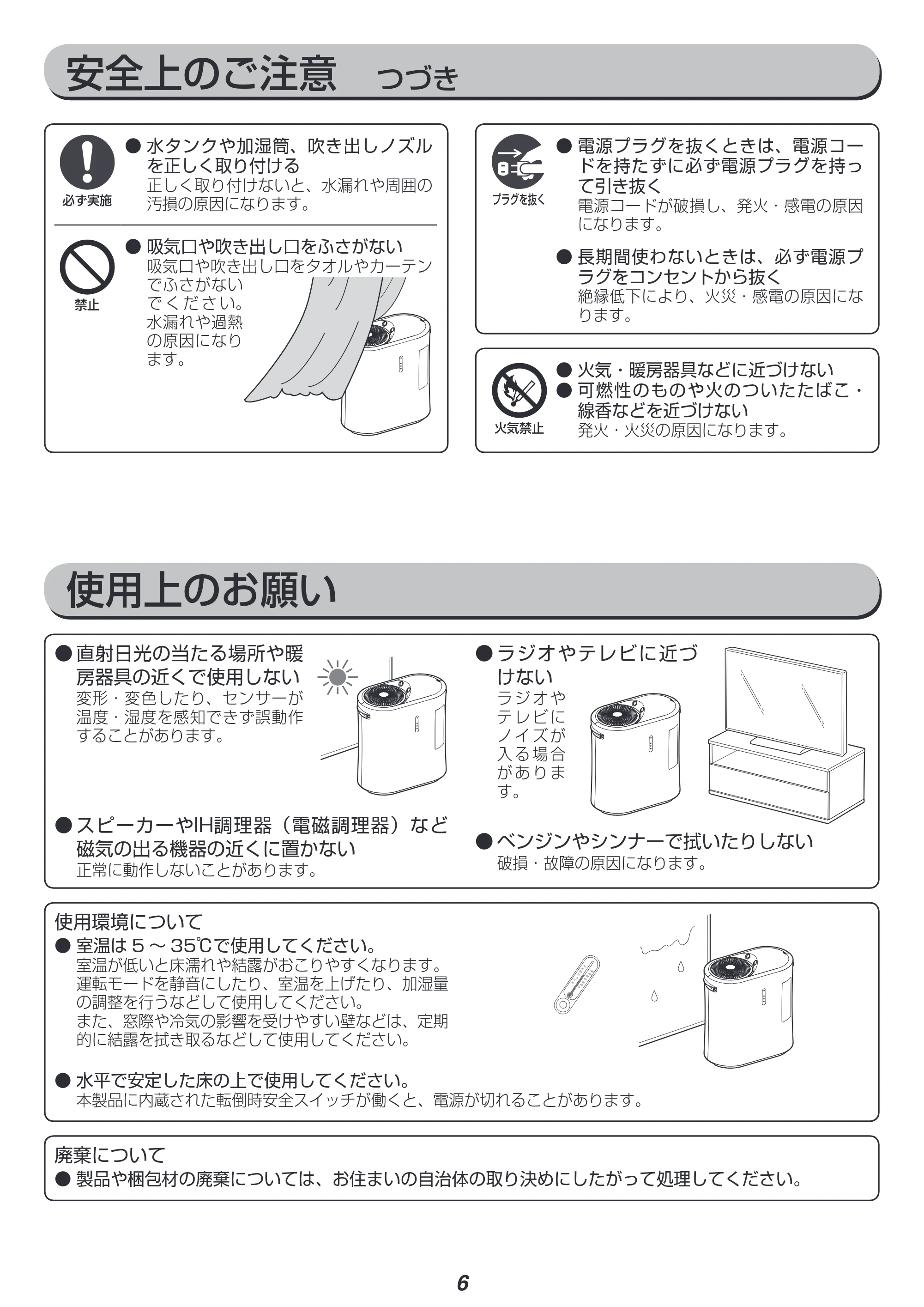 アイリスオーヤマ SPK-1500 取扱説明書 — 原本ページ — 6ページ