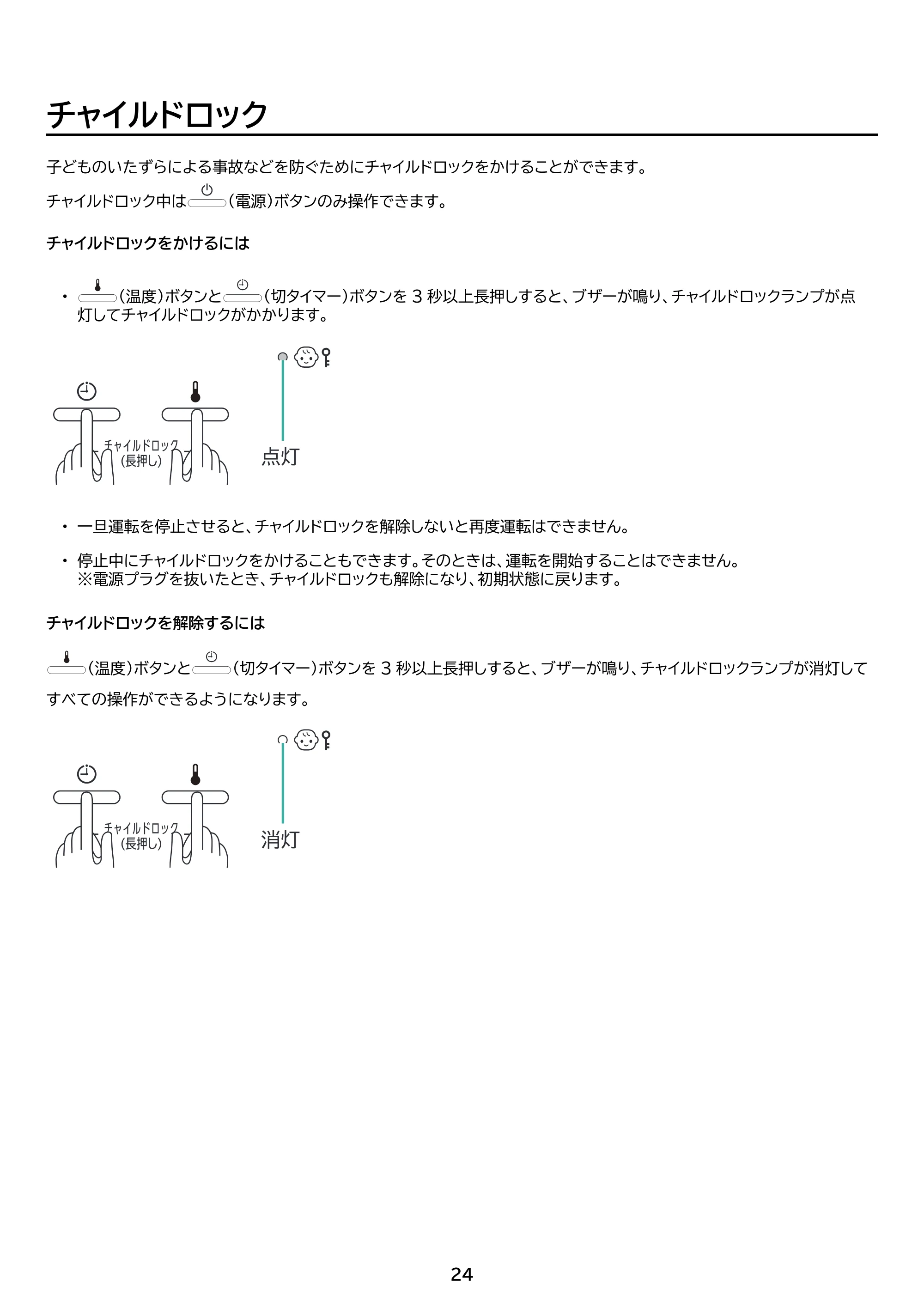 アイリスオーヤマ KCH-LW121 取扱説明書 — 原本ページ — 24ページ