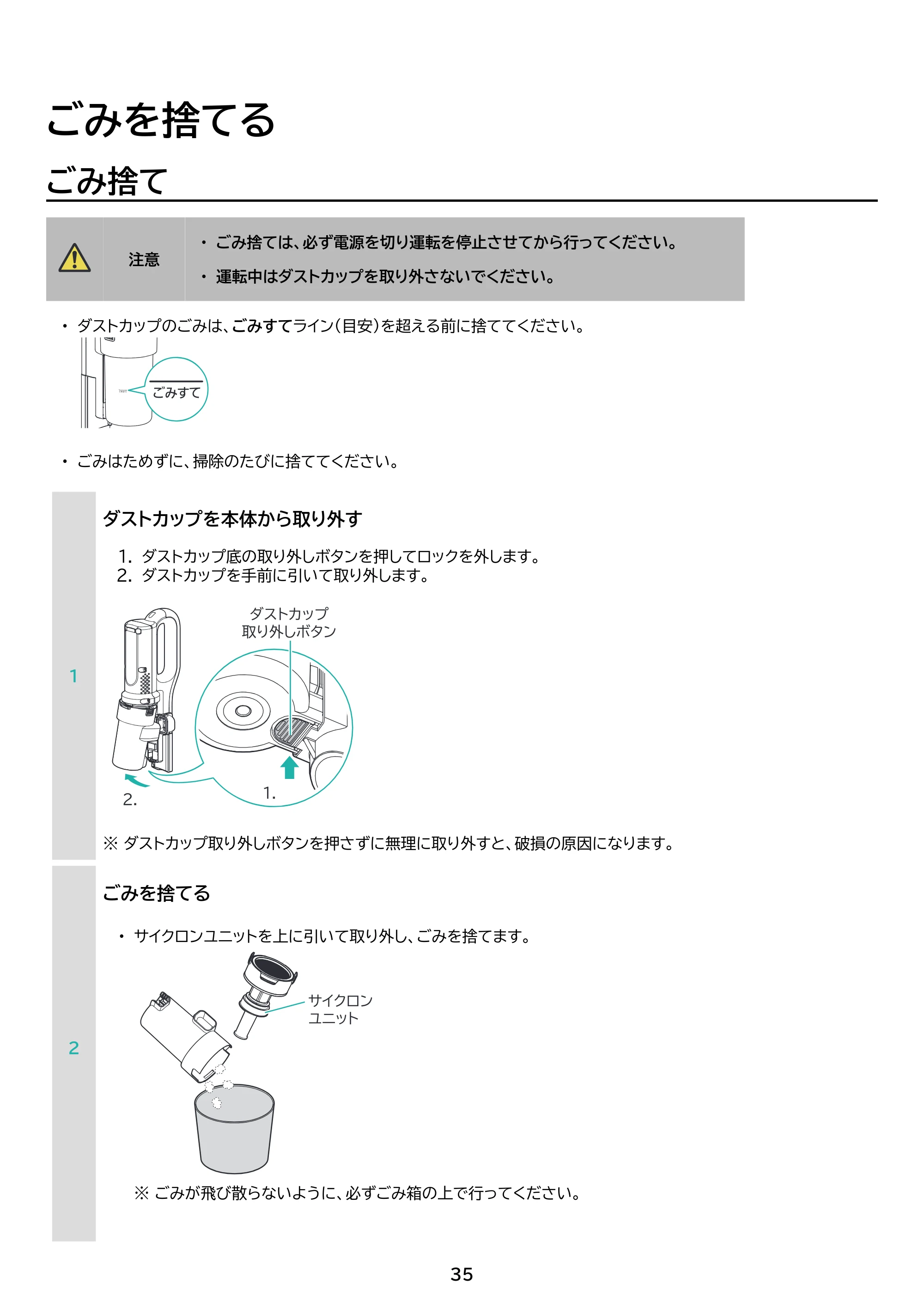 アイリスオーヤマ SCD-123P 取扱説明書 — 原本ページ — 35ページ